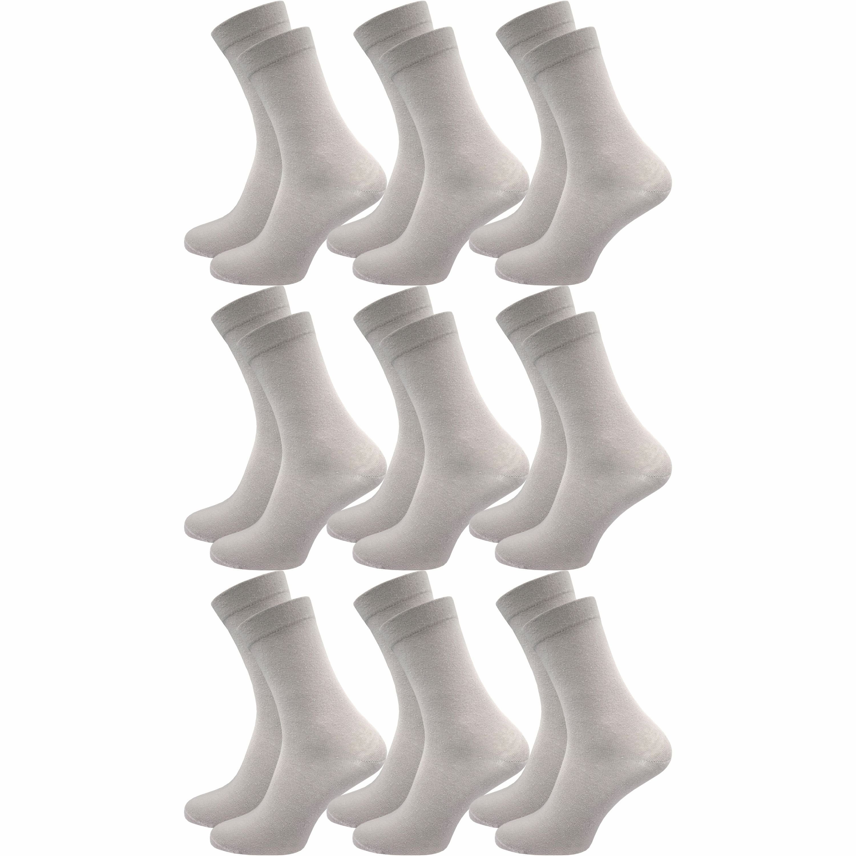 GAWILO Diabetikersocken für Damen - Ohne Gummibund - Ohne drückende Naht - Extra weit (9 Paar) Venensocke mit hohem Anteil Baumwolle sorgt für angenehmes Fußklima