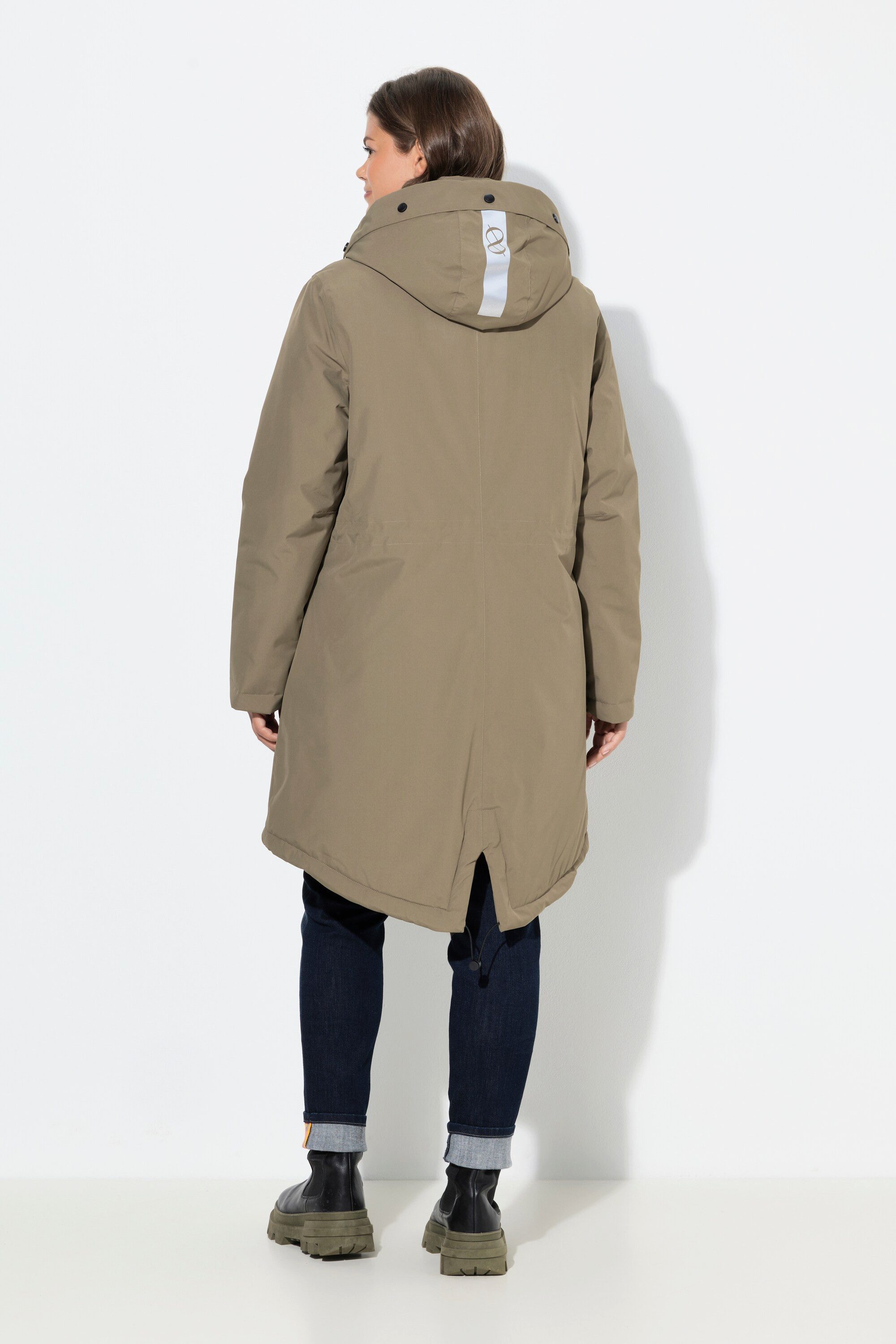 Laurasøn Wintermantel Funktionsmantel Kapuze 2-Wege-Zipper