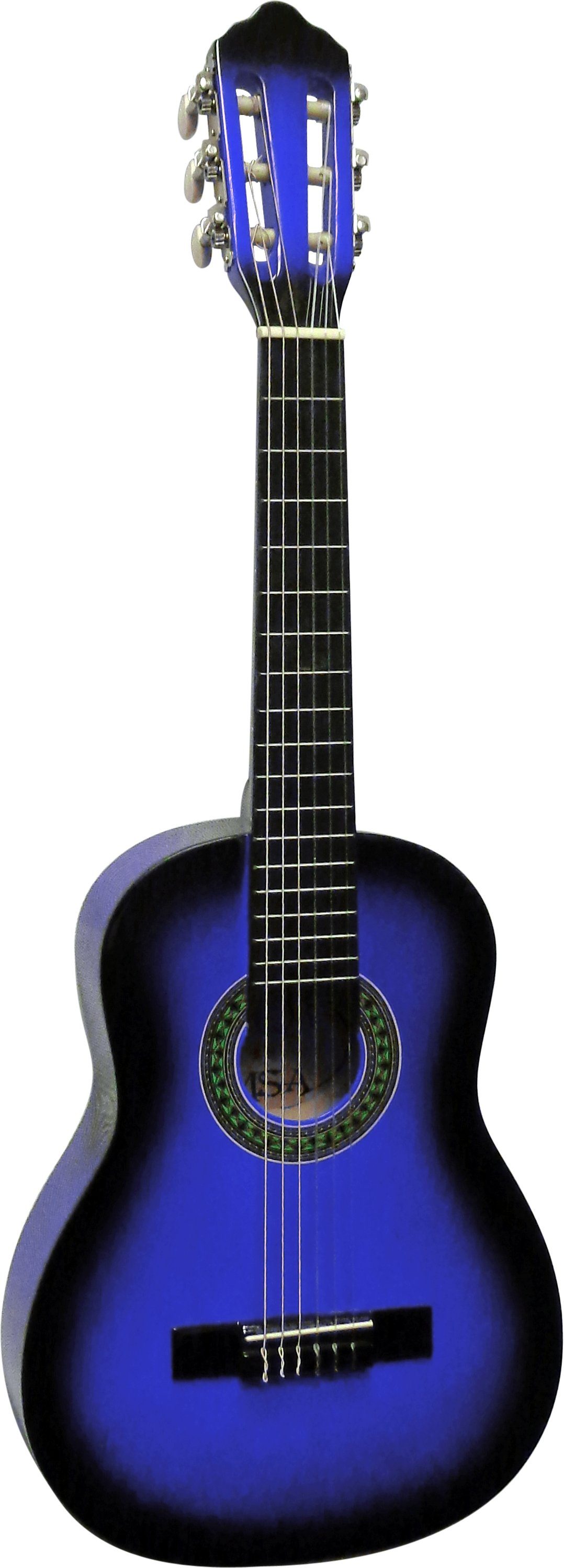MSA Konzertgitarre 1/4 Kindergitarre Set Tasche Band Saiten 3xPlektron, Gitarre aus Lindenholz Nylonsaiten