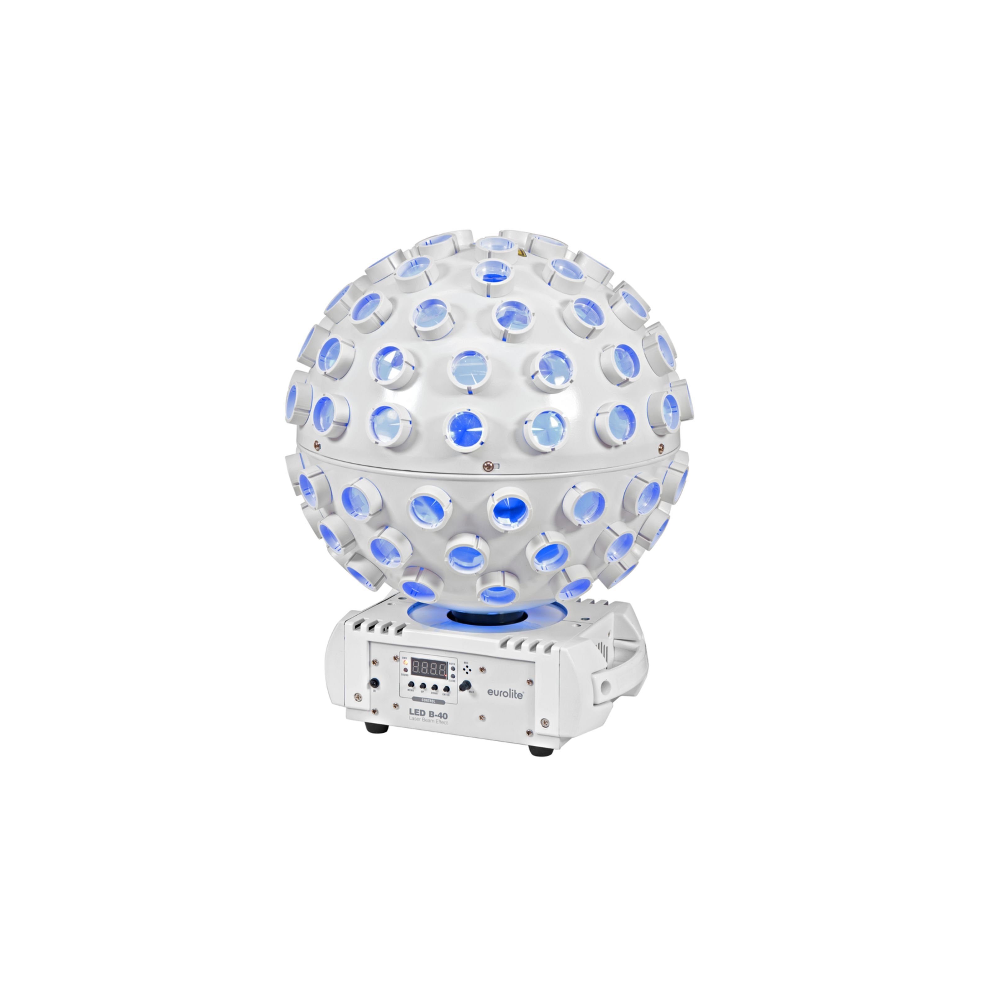 EUROLITE LED Scheinwerfer, LED B-40 Laser Beam Effect wh - Showeffekt