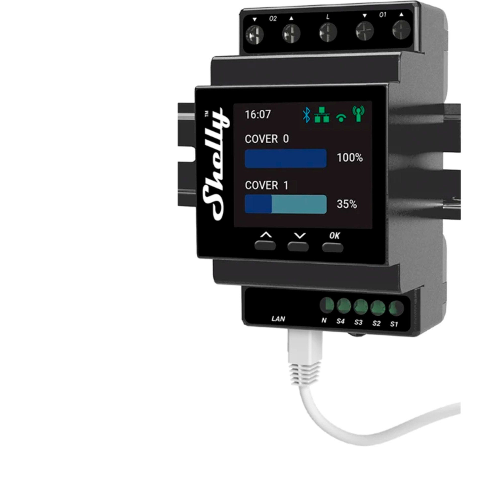 Shelly Pro Dual Cover / Shutter PM, Relais Smart-Home-Zubehör