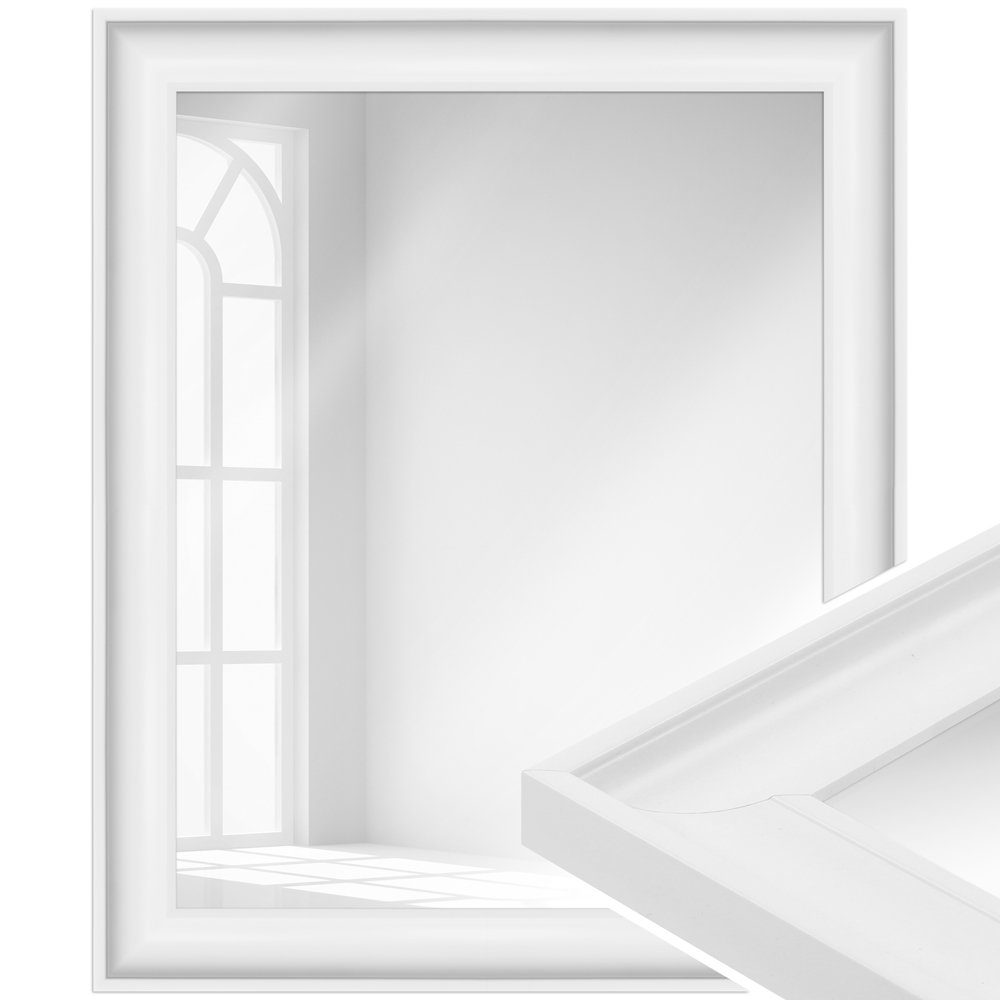 WANDStyle Wandspiegel H230, Weiß, aus Kunststoff im Stil Modern günstig online kaufen