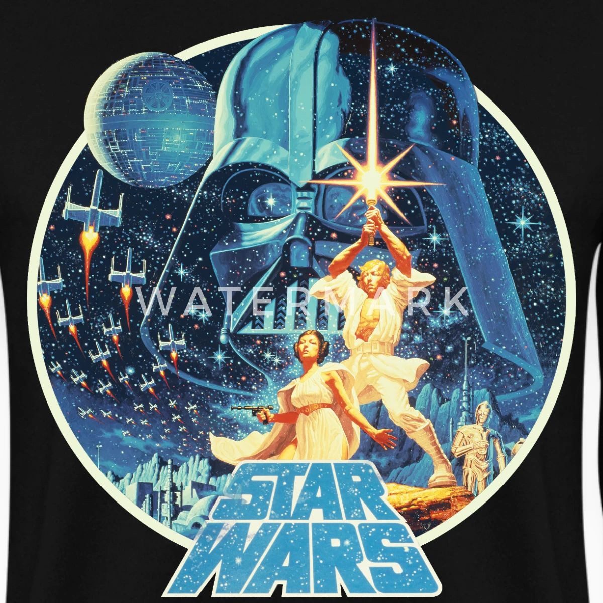 Spreadshirt Sweatshirt Star Wars Galaxie Mit Ikonischen Charakteren Unisex Pullover (1-tlg)