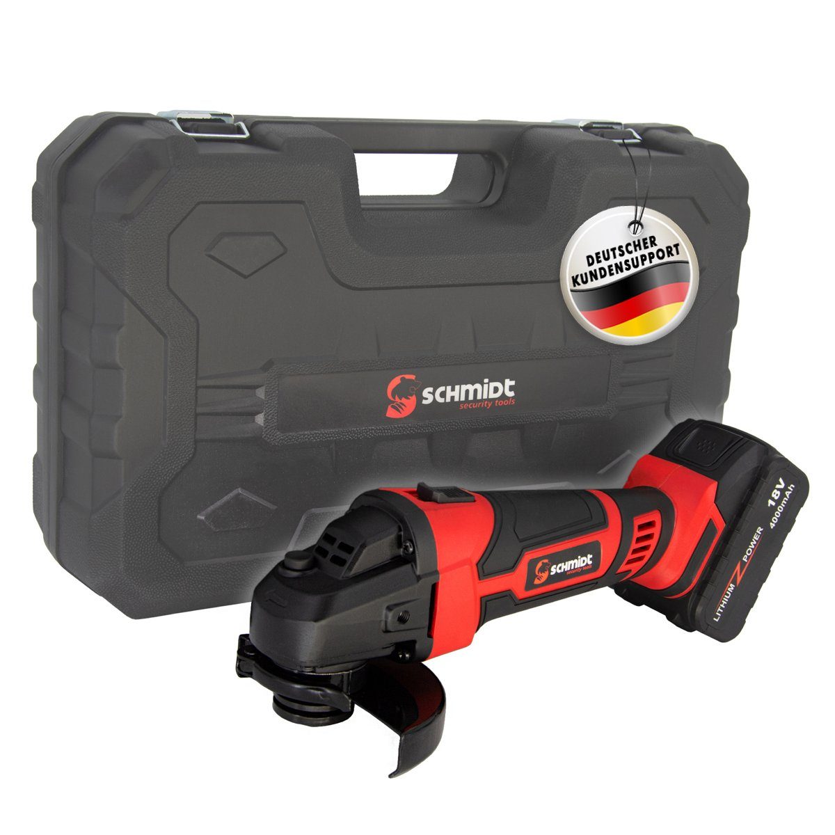 SCHMIDT security tools Akku-Winkelschleifer Akku-Winkelschleifer AG-115 günstig online kaufen