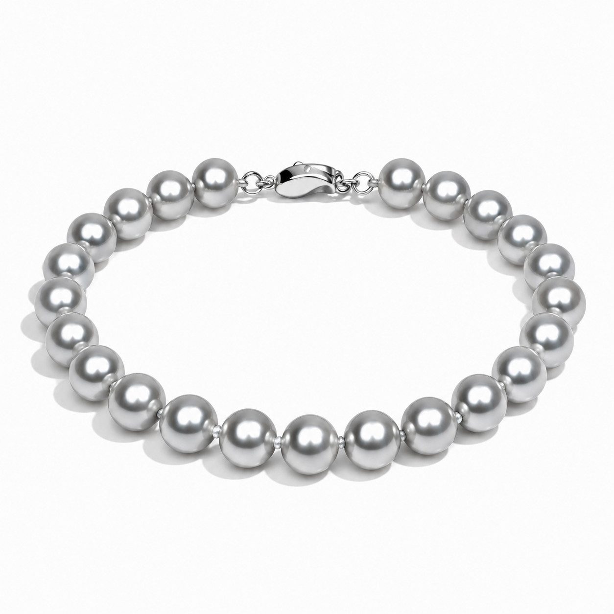 ROUGEMONT Perlenarmband Zeitlos elegantes Perlenarmband für Damen 18cm Muschelperle