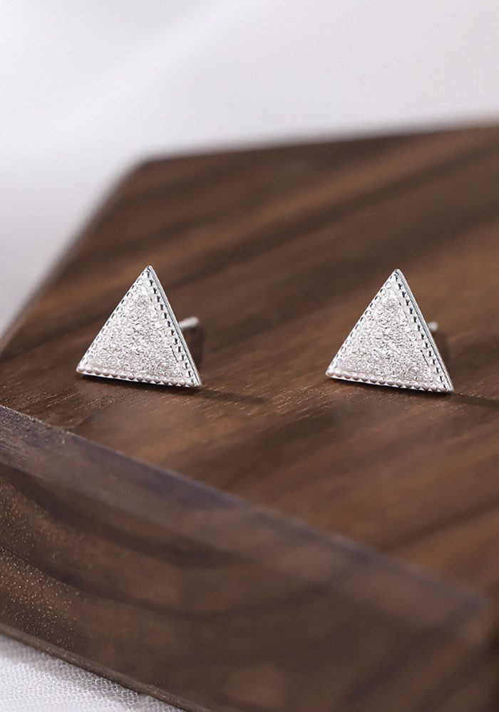 Color Design Ohrstecker-Set Dreieck Ohrstecker aus 925 Sterling Silber Geom günstig online kaufen