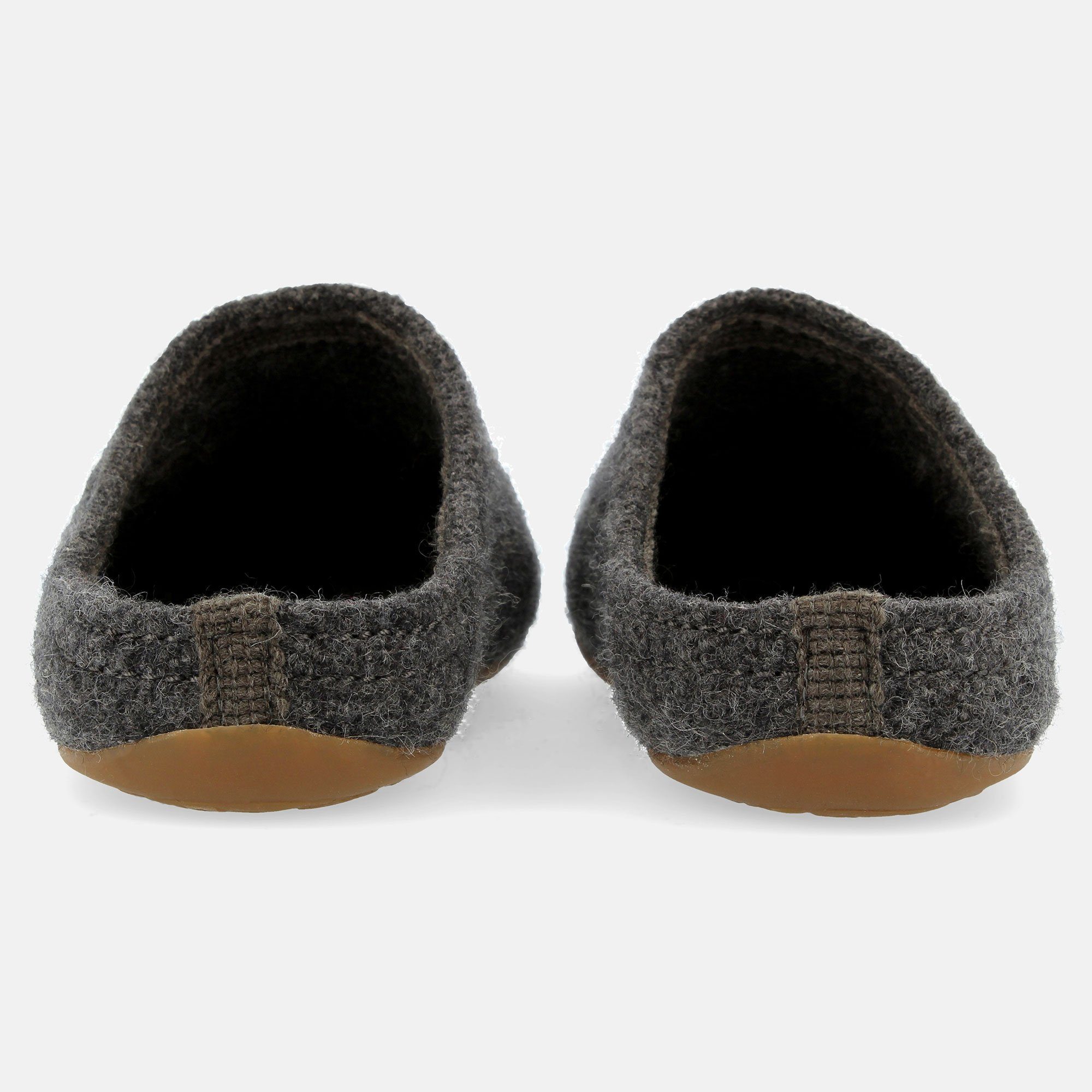 Haflinger Everest Classic Pantoffel aus reiner Schurwolle mit Gummisohle Hausschuh
