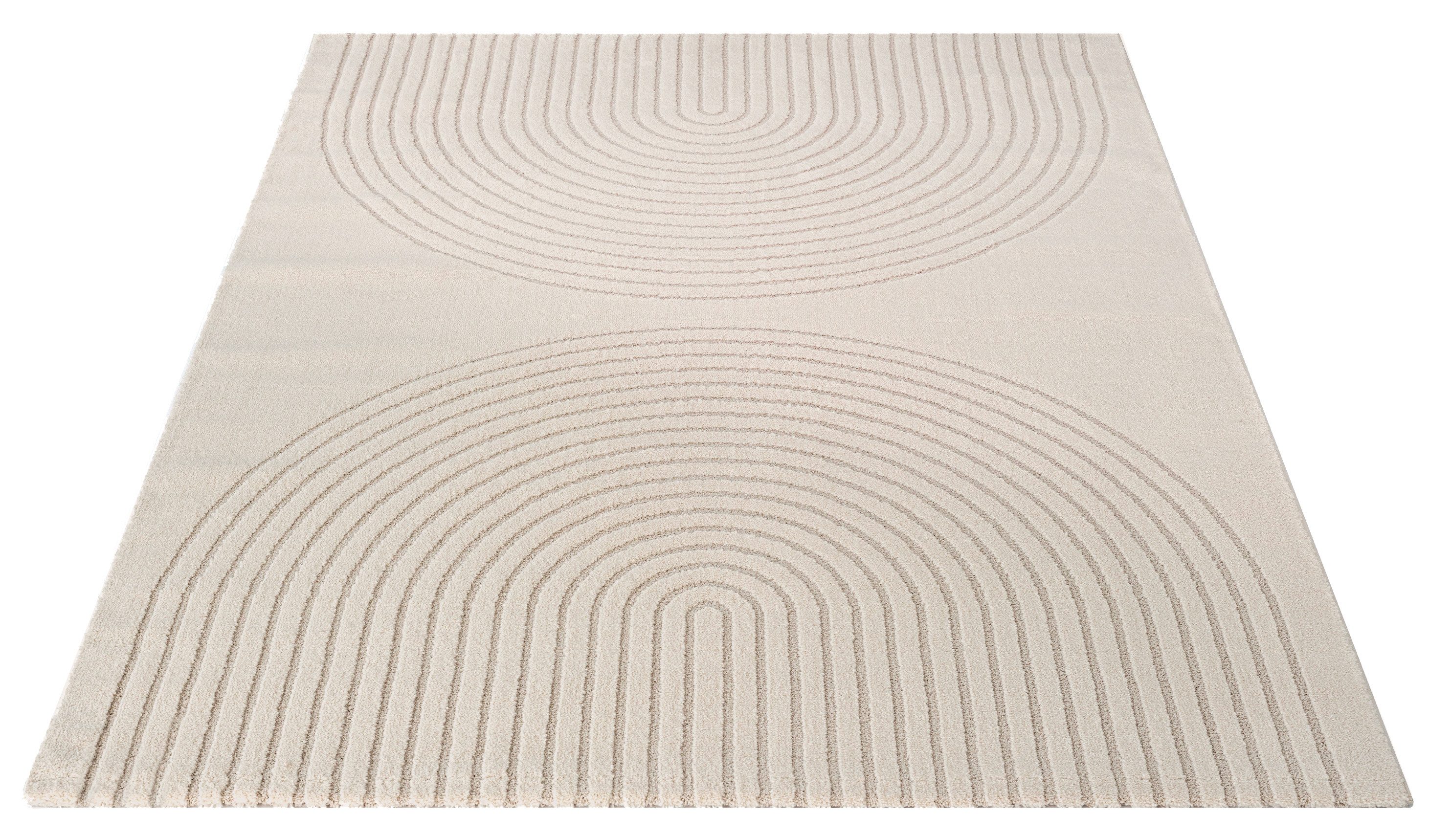 OTTO home Designteppich Soft Dune in Standard- und Premium-Qualität, 3D Optik/Hoch-Tief Effekt, rechteckig, moderner Wohnzimmer Teppich, hohe Flordichte und ang – Bild 3 von 5