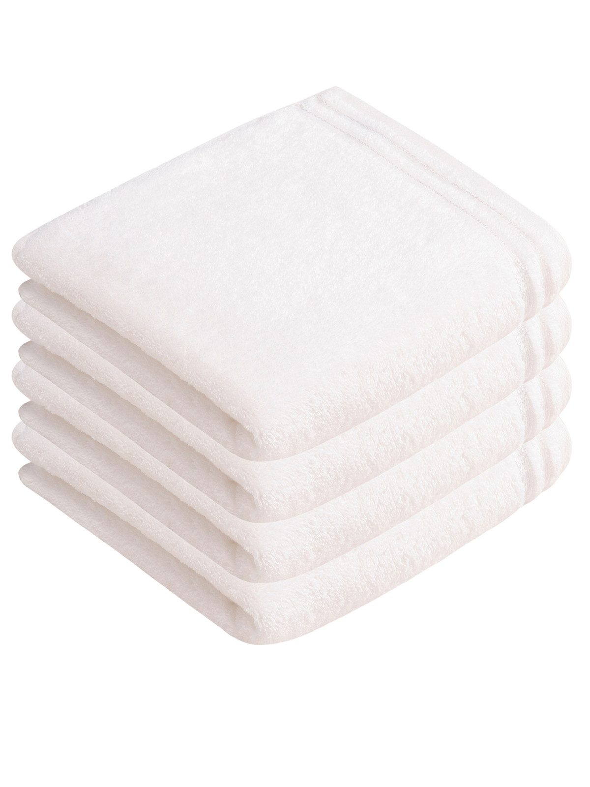 Vossen Полотенца 4er Pack Handtuch 60 x 110 cm Calypso feeling, Frottier (Spar-Set, 4-St), hohe Markenqualität