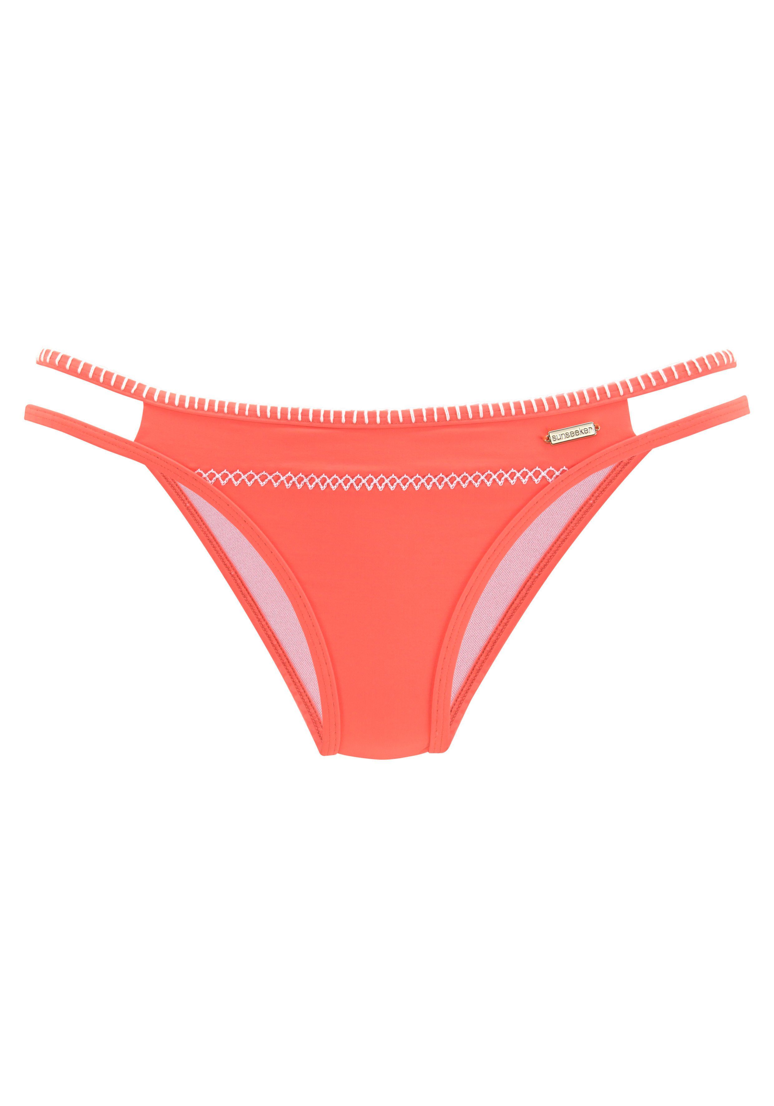 Sunseeker Bikini-Hose Brasilien-Form in Dainty Häkelkante und knapper hummer mit