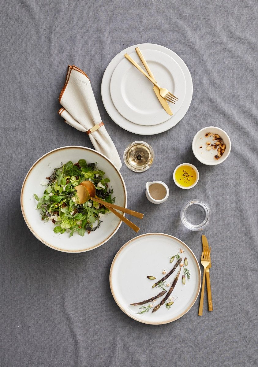 Bitz Serviettenring Serviettenringe black/brown Set4, Kunststoff