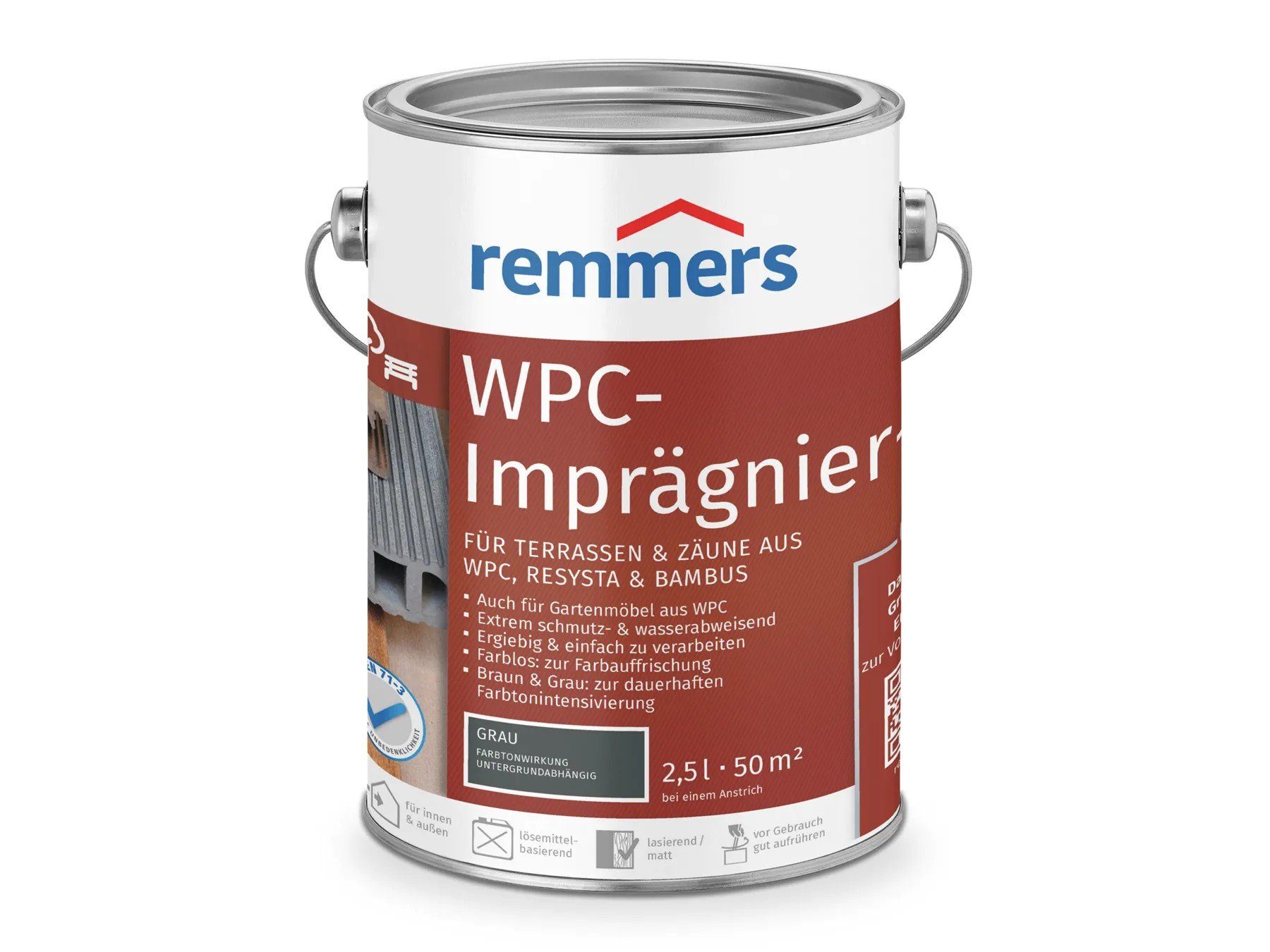 Remmers WPC-Imprägnier-Öl grau Holzöl