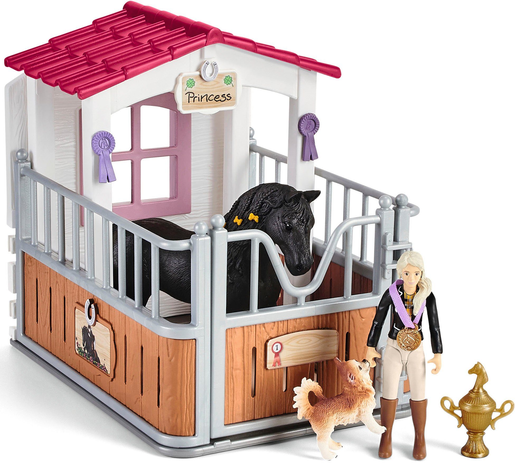 Schleich® Spielfigur HORSE CLUB, Tori und Princess (42437), Made in Europe – Bild 2 von 5
