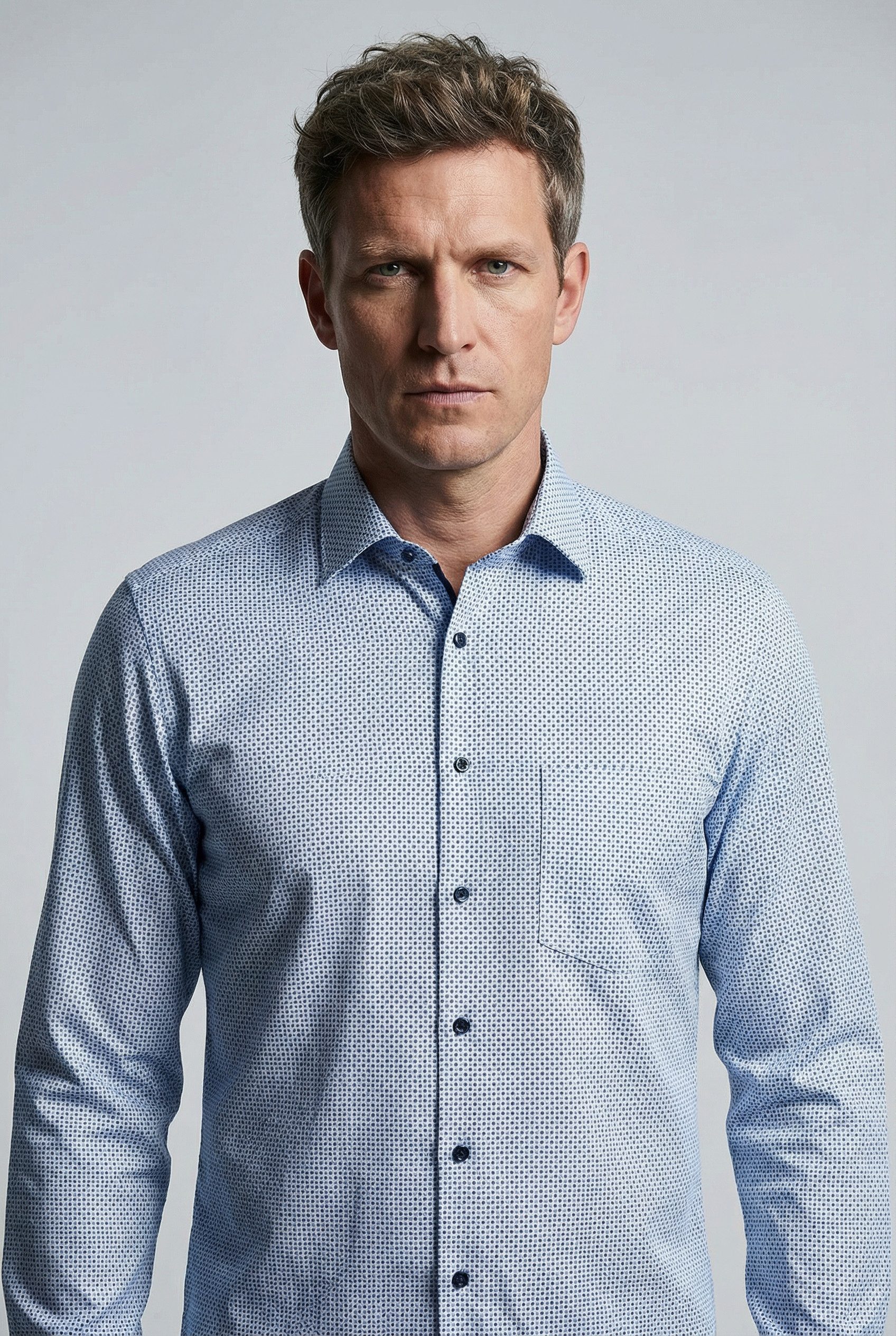 OLYMP Langarmhemd Luxor Businesshemd, comfort fit, New-Kentkragen, extra langer Arm