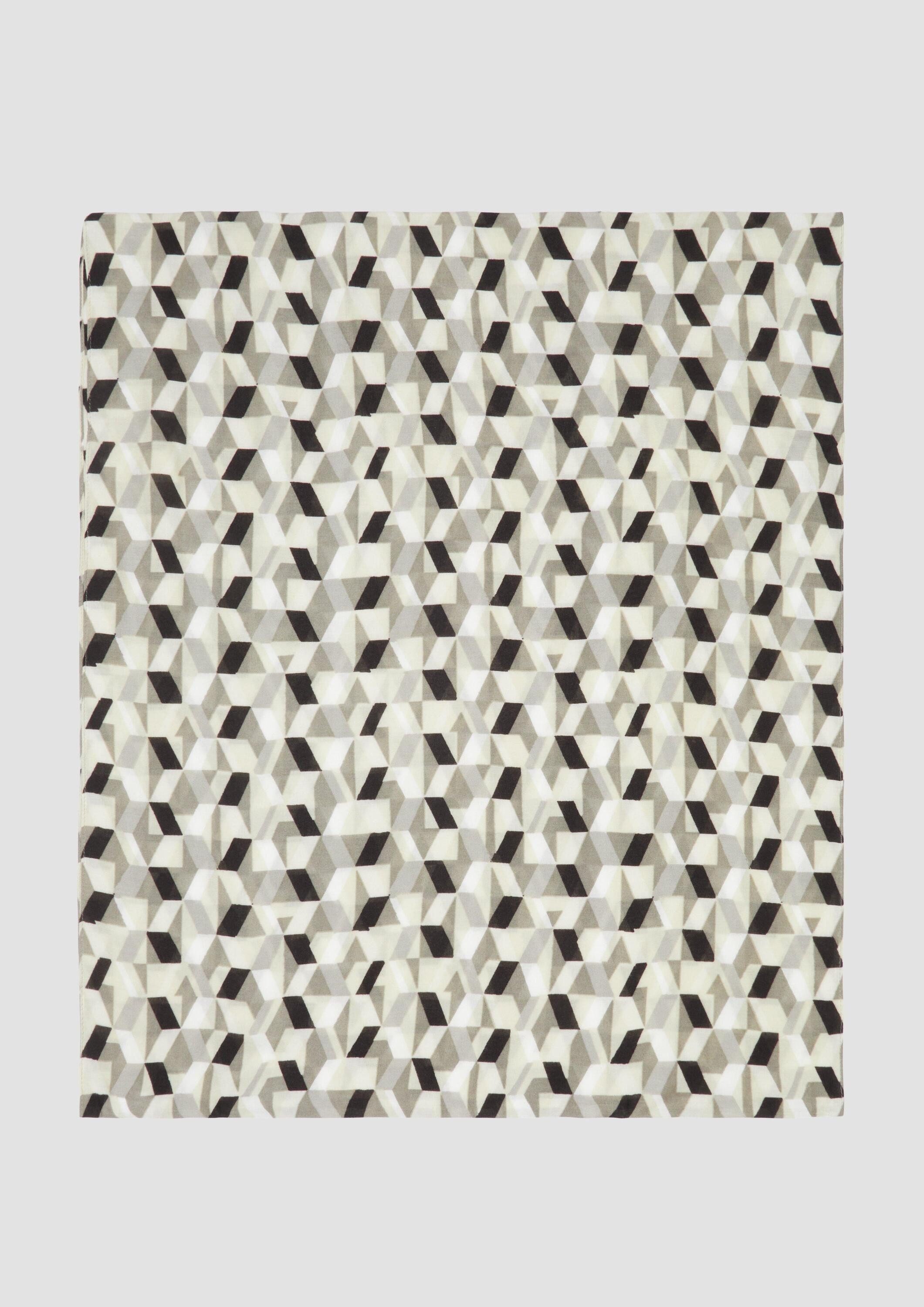 s.Oliver Loop Snood, Loop-Schal mit All-over-Grafikprint