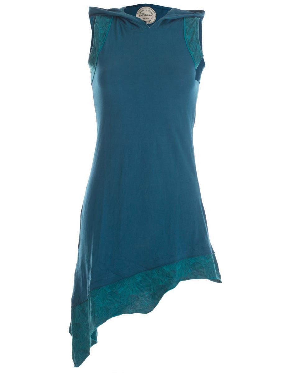 Vishes Sommerkleid Asymmetrisches Elfenkleid mit Zipfelkapuze günstig online kaufen