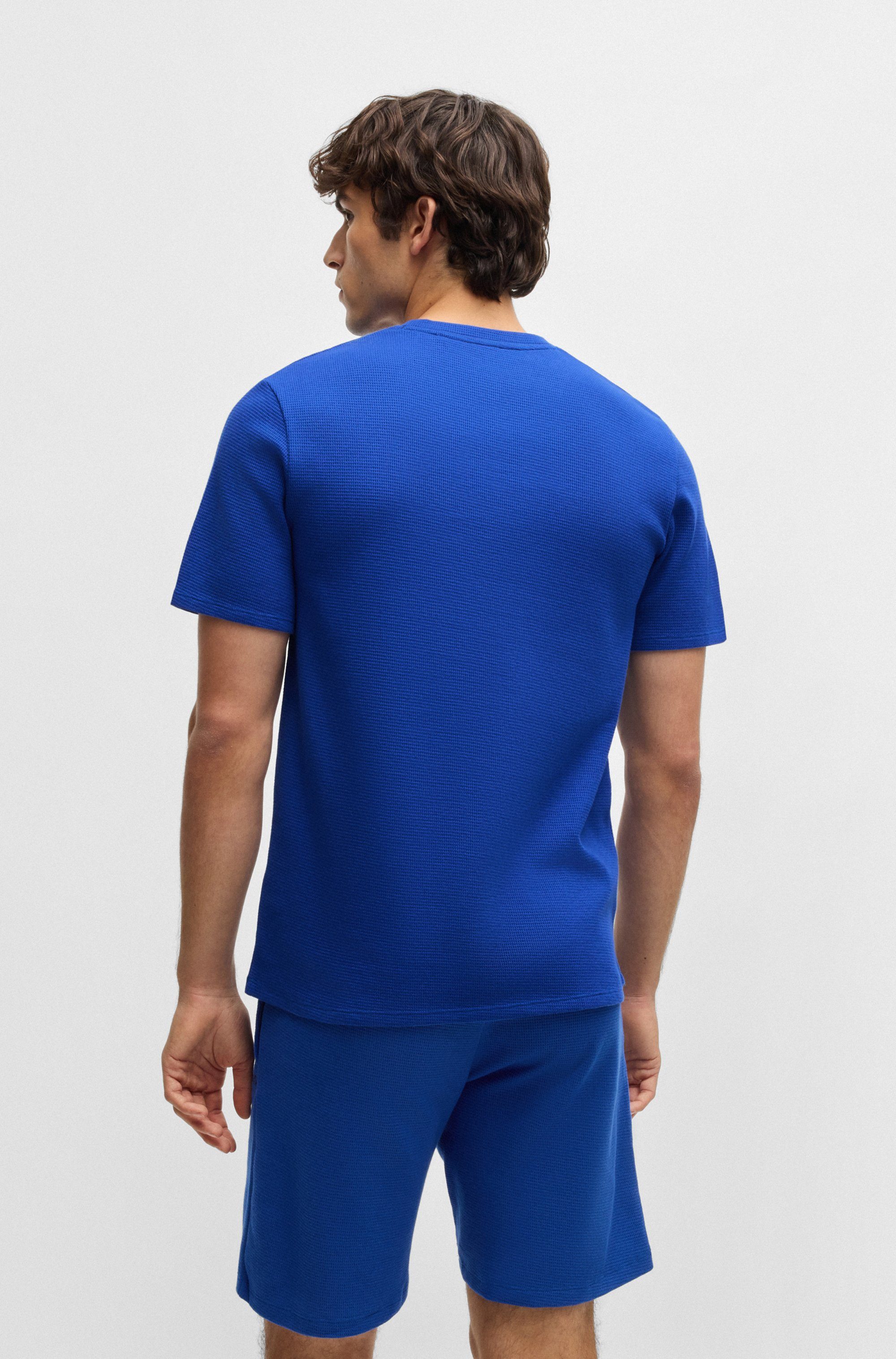 BOSS Pyjamaoberteil Waffle T-Shirt günstig online kaufen