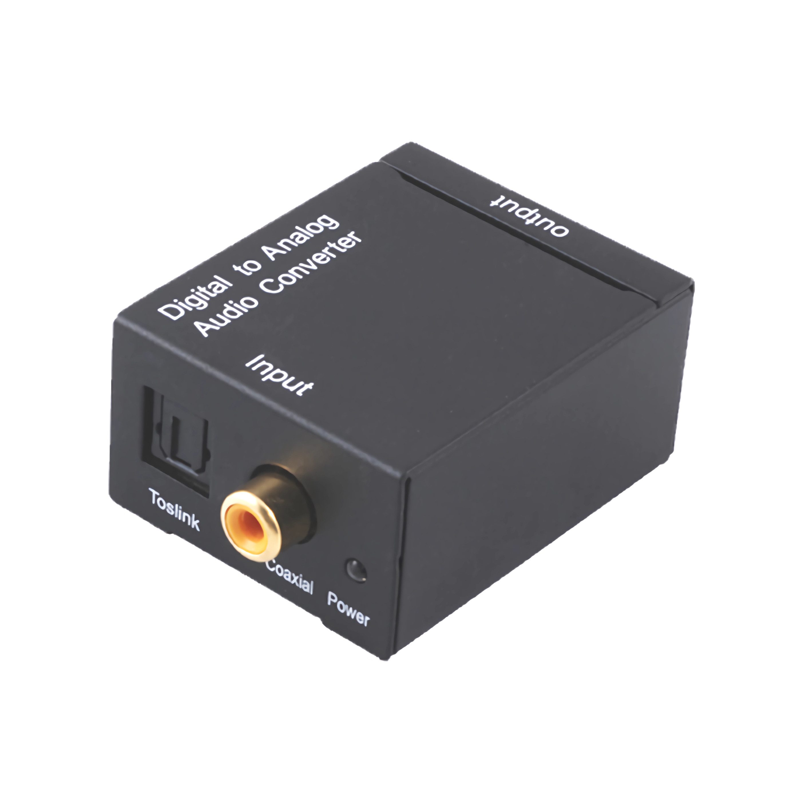 Bolwins D02C Digital-Analog Audio Konverter Toslink/Koax zu RCA Wandler Audio-Adapter Digital Koaxial (SPDIF, RCA), Digital Optisch (Toslink) zu 2x RCA (L/R) St – Bild 2 von 5