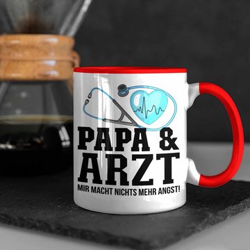 Trendation Tasse Trendation - Papa und Arzt Tasse Geschenkidee Vater für Ärzte Geburtst