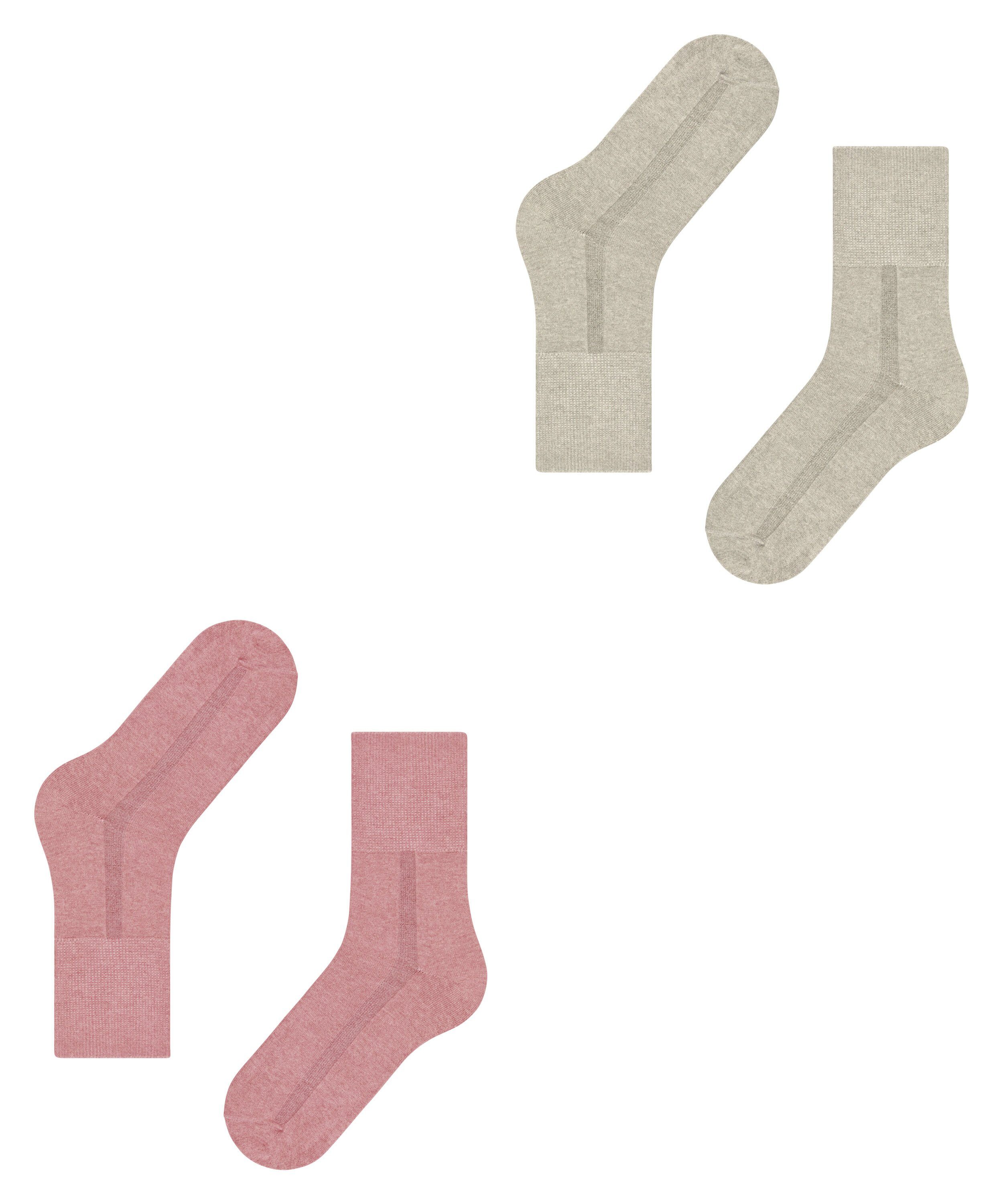 Easy (2-Paar) (0020) Socken sortiment 2-Pack Rib Esprit