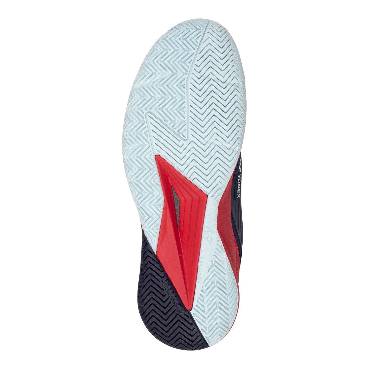 Yonex Power Cushion Eclipsion 5 Allcourt (Stabilität) 2024 navyblau/rot Tennisschuh