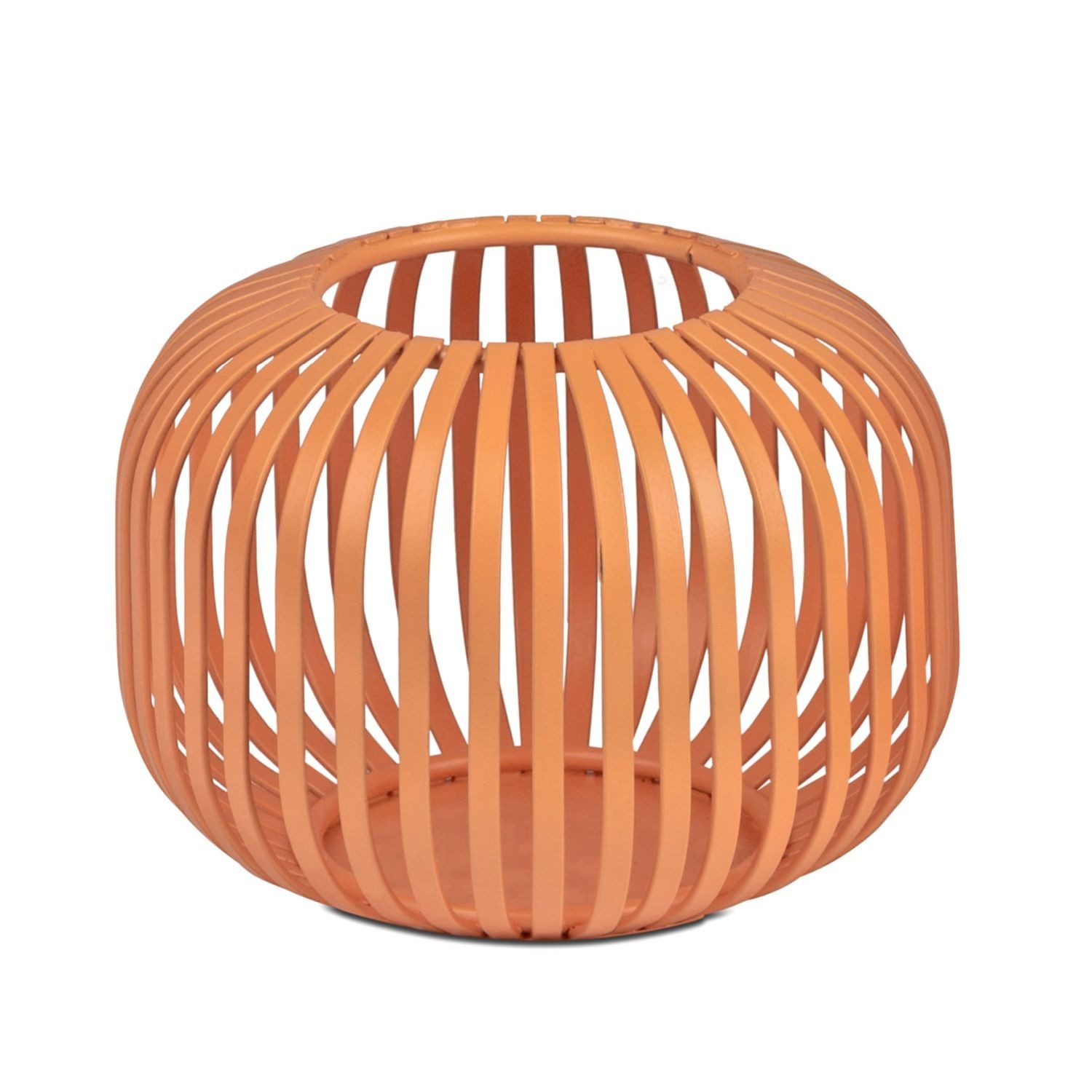 formano Windlicht Stäbe, Höhe: 10cm, Farbe: Orange, Motiv: Stäbe