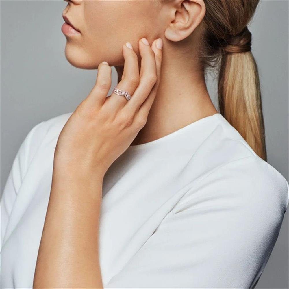 Pandora Fingerring Wishbone Ring für Damen, PANDORA ROSE