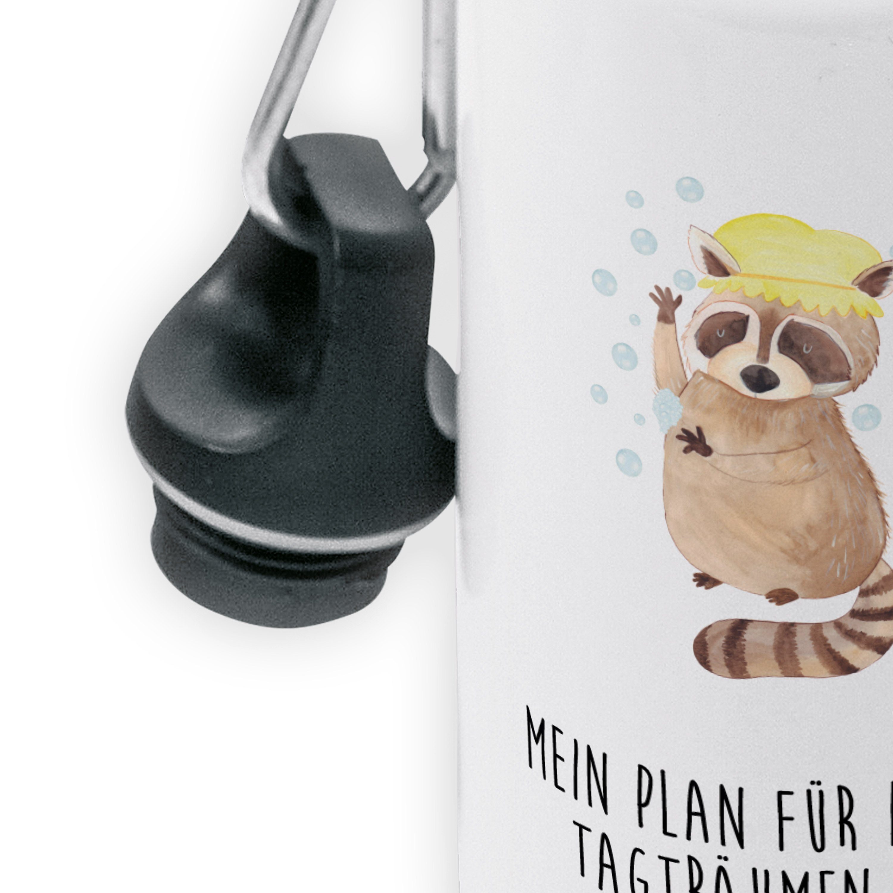 waschen, Kindertrinkflasche & Mrs. Trinkflasche, - - Weiß Geschenk, Trinkflasche Waschbär Mr. Panda