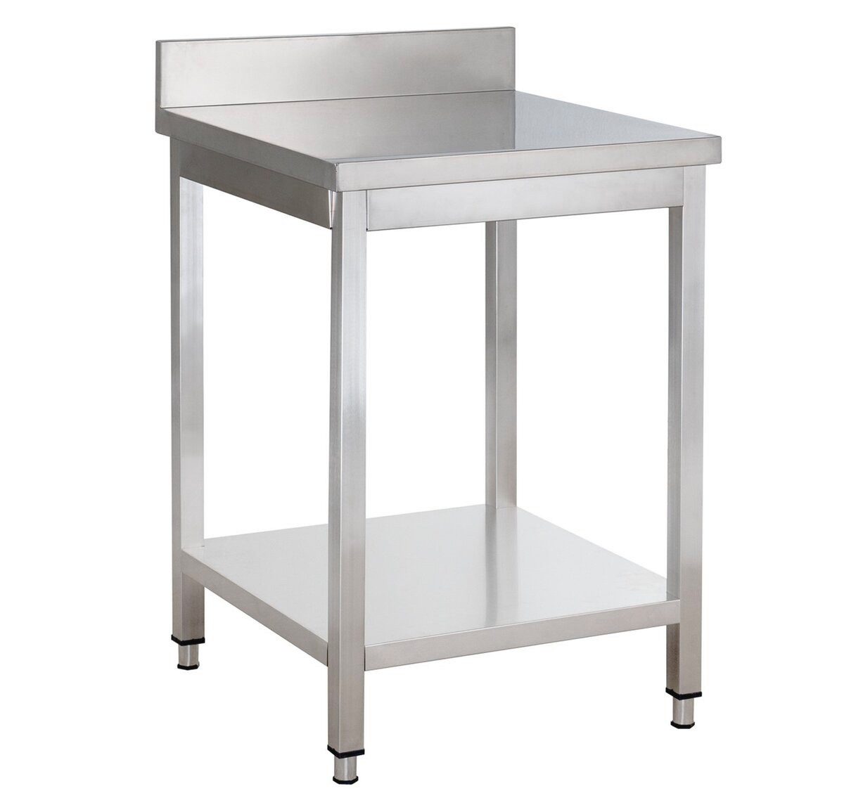 GastroHero Arbeitstisch Edelstahl Arbeitstisch 60 x 60 x 85 cm günstig online kaufen