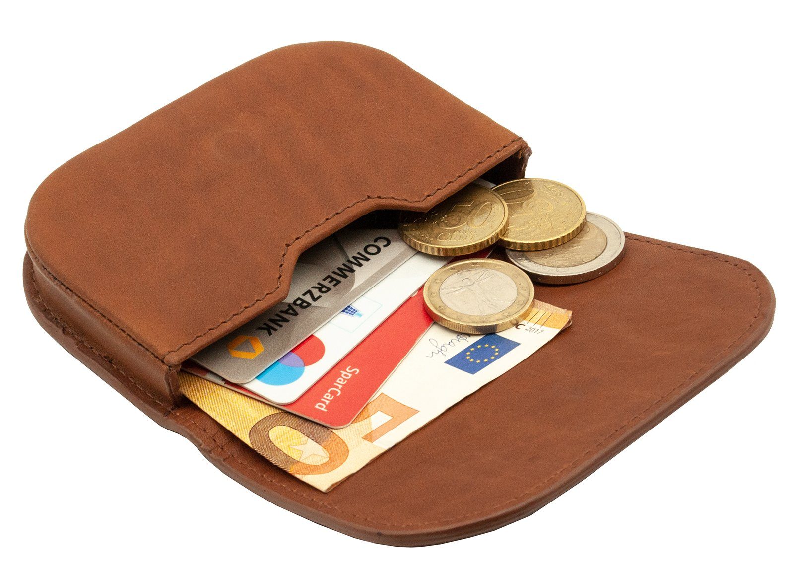 Benthill Mini Geldbörse Echt Leder Münzbörse günstig online kaufen