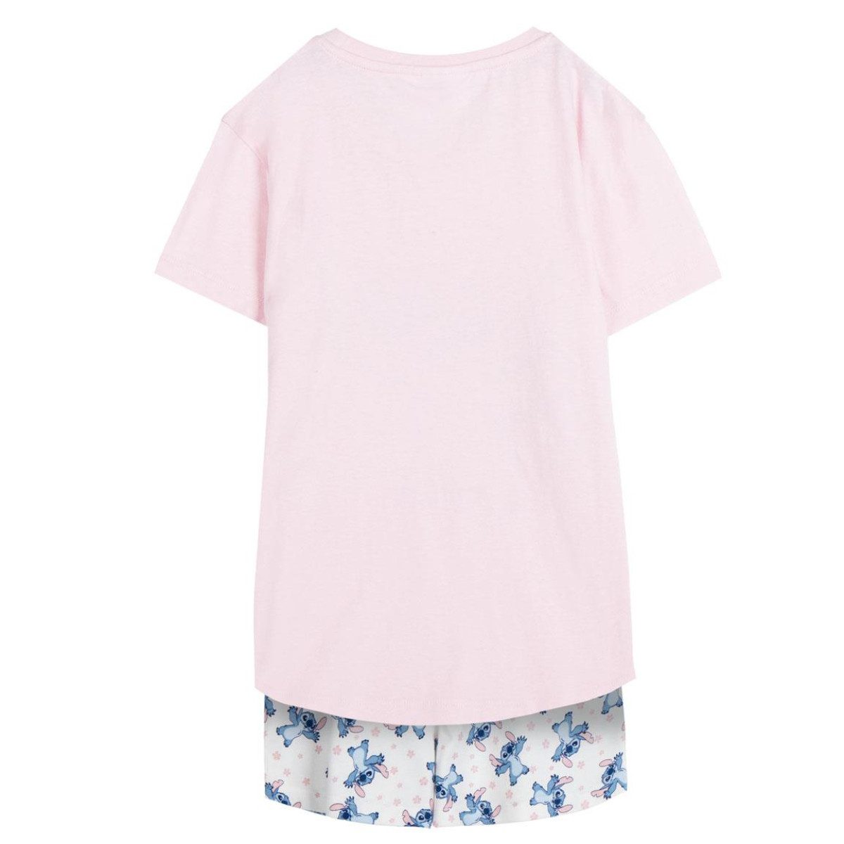 Disney Capri-Pyjama Stitch Kinder Schlafanzug kurz Sommer Nachtwäsche Baumwolle (Spar-Set, 2 Stück) – Bild 2 von 4