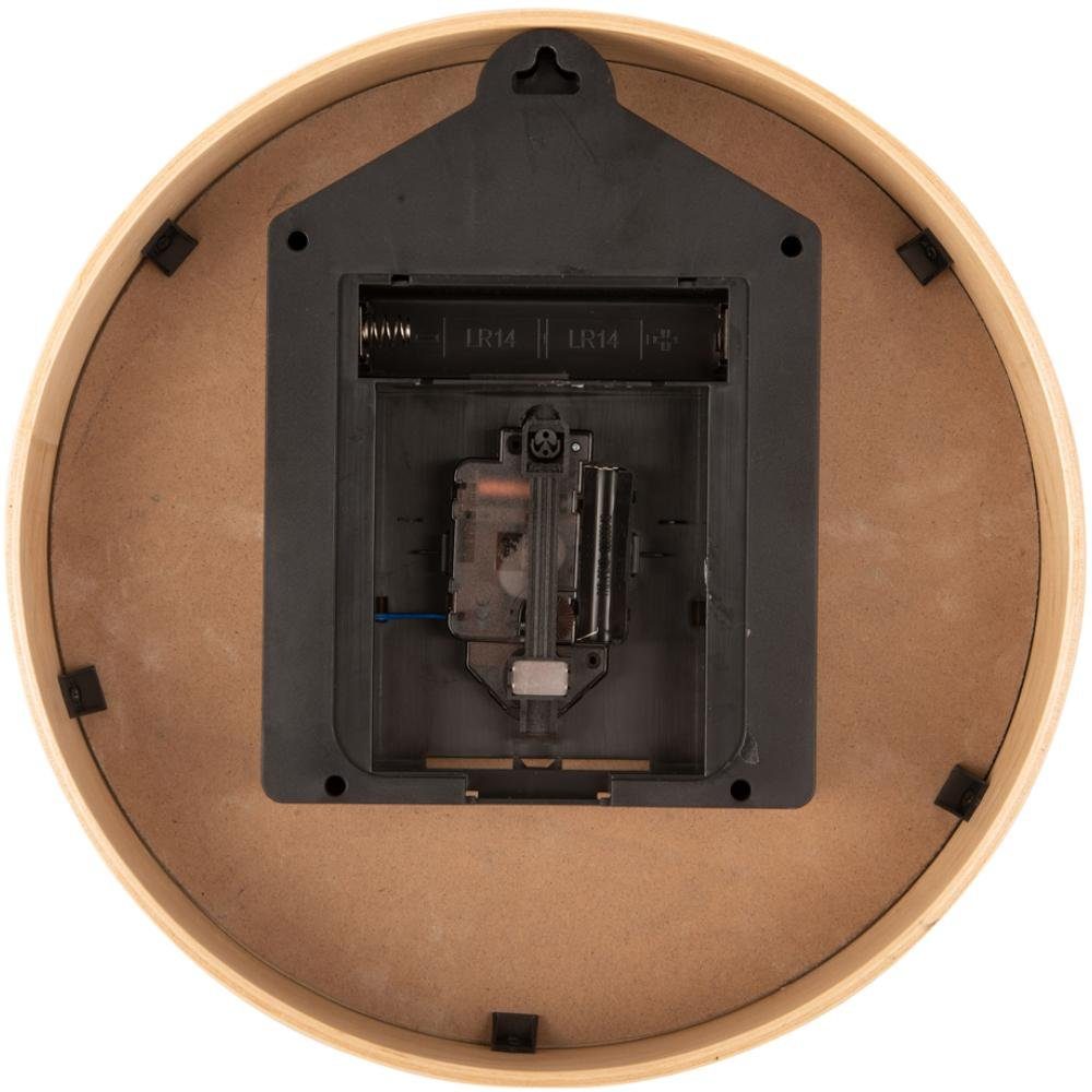 Karlsson Uhr Wanduhr Natural Cuckoo Birch Wood Jungle Green günstig online kaufen