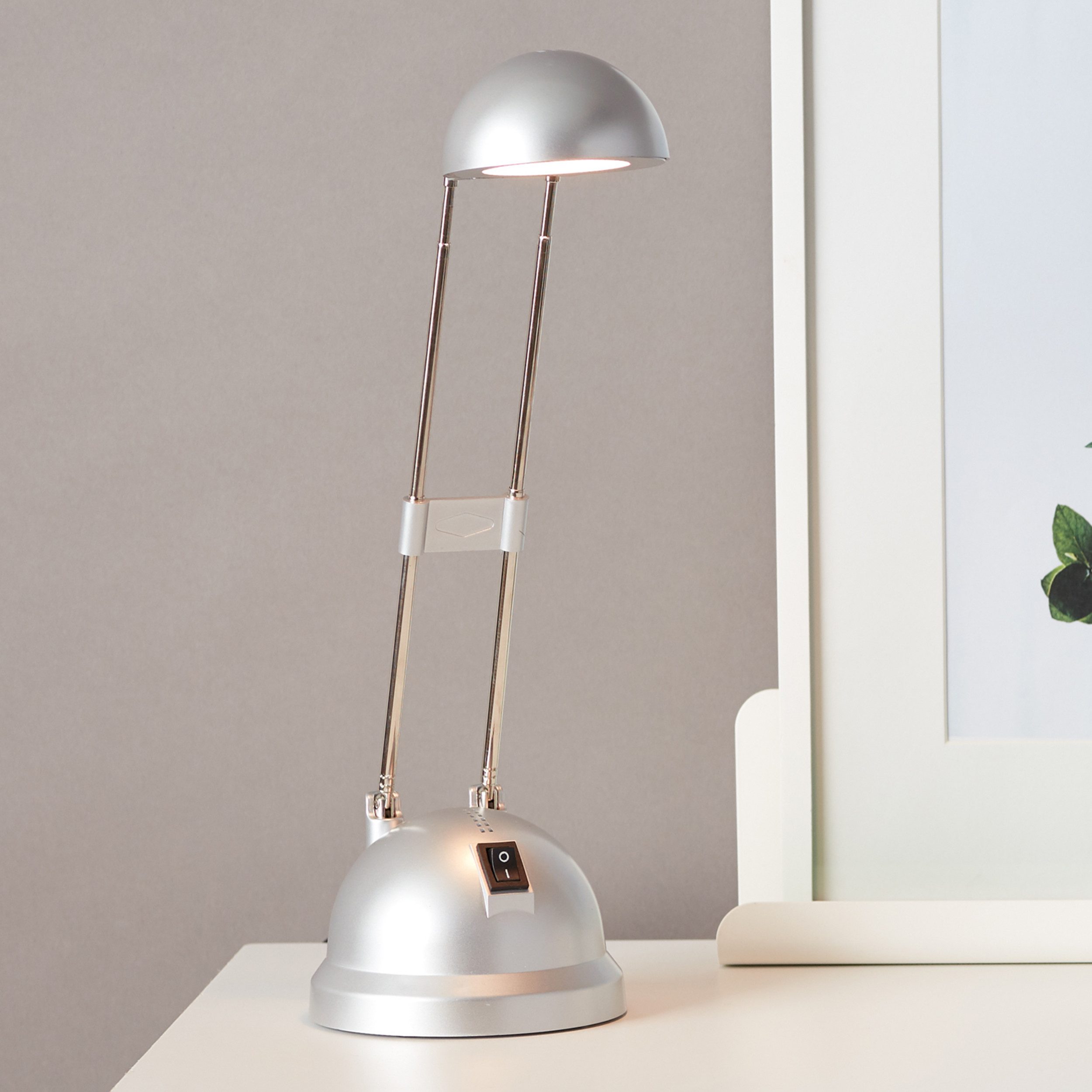 Lightbox Tischleuchte, LED fest integriert, Warmweiß, LED Schreibtischlampe mit warmweißem Licht, schwenkbare Tischleuchte