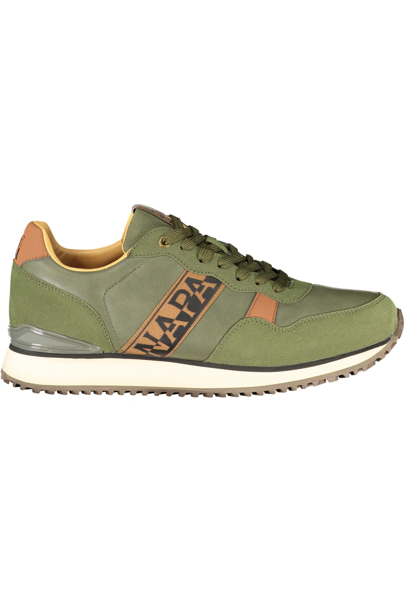 Napapijri Sneaker Herren Sportschuhe Grün mit Kontrastdetails und