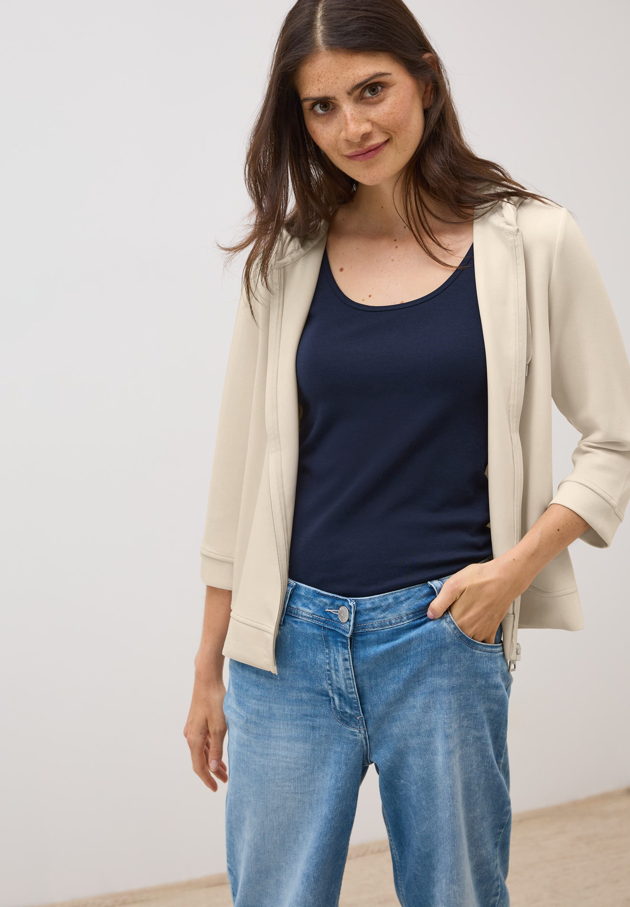 Cecil Cardigan, aus softem Materialmix günstig online kaufen