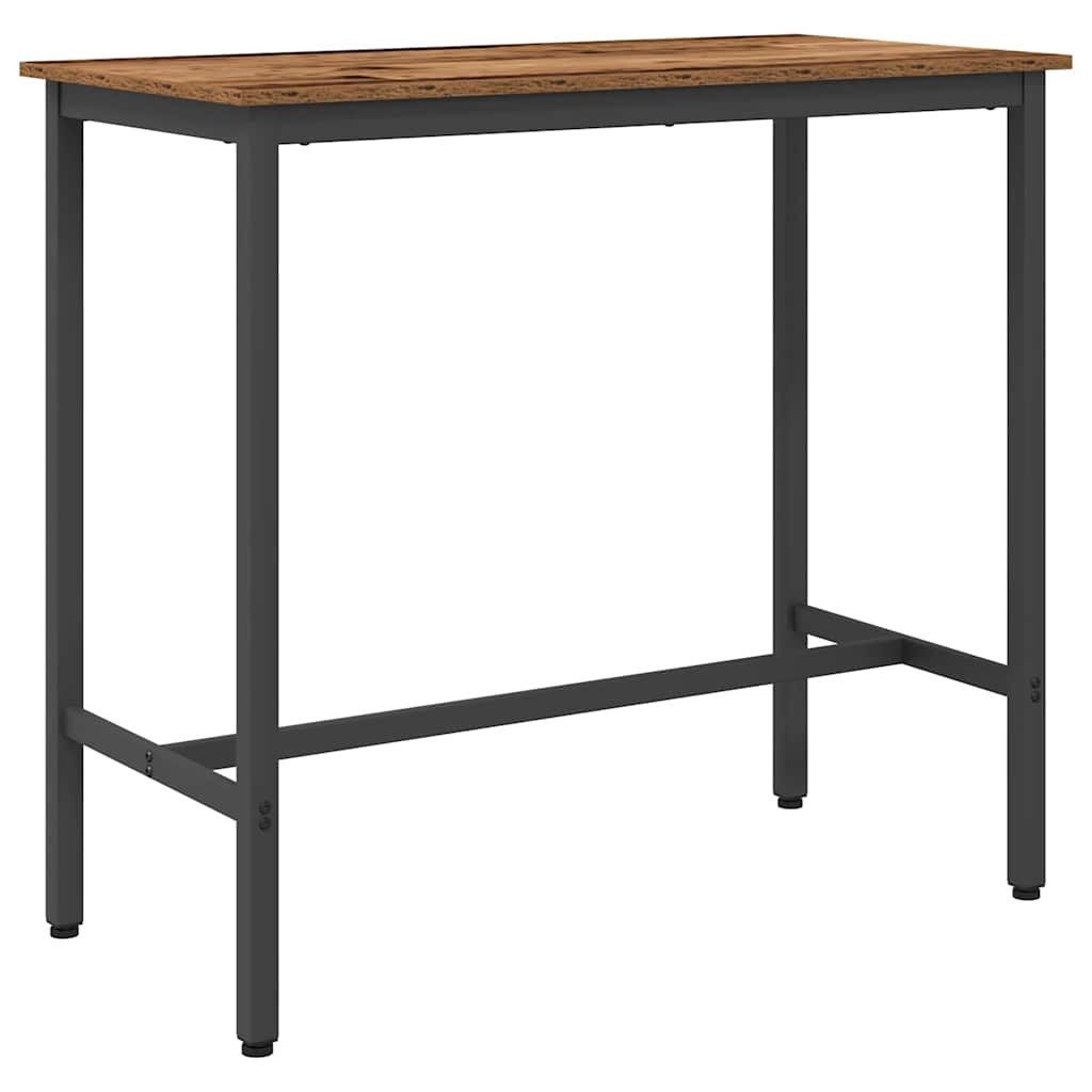 vidaXL Bartisch 100 x 50 x 90,5 cm Tisch Altholz 100x50x90,5 cm Ingenieure Holz und S