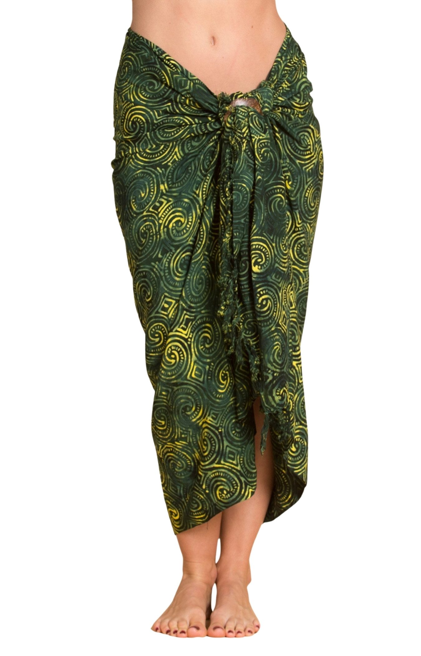 PANASIAM Sarong Pareo Tuch aus Viskose - blickdichtes Unisex Strandtuch & Wickelkleid, Viskose, in Größe L & XL - Wickelrock oder Bikini Cover-up für Damen & Herren