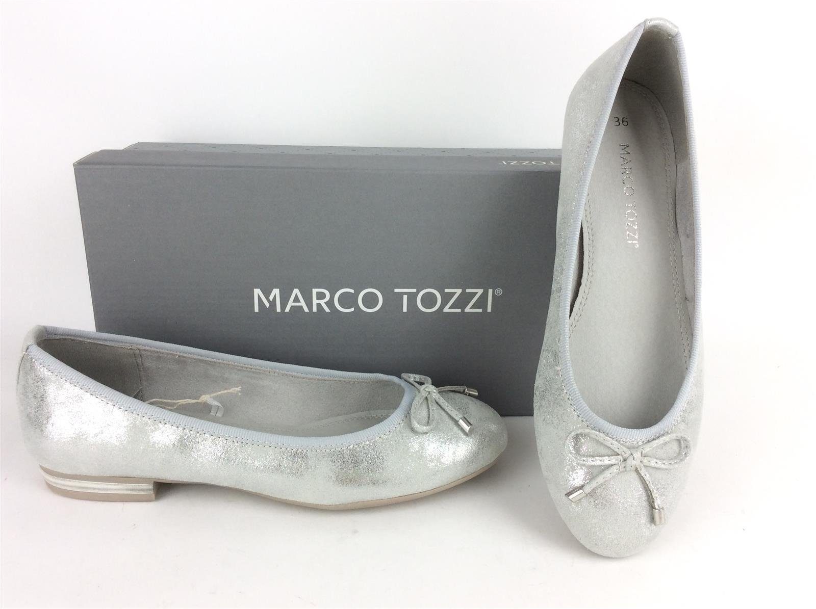 MARCO TOZZI Ballerines Femme 2-22100-41 - Chaussures Confortables Cuir Élégantes Et Légères