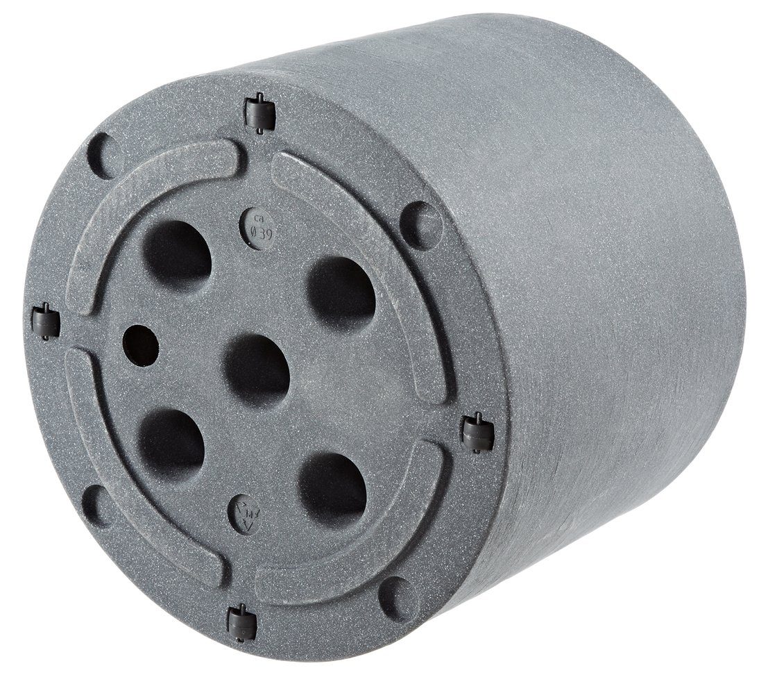Dehner Blumentopf Blumenkübel Palermo mit Rollen, günstig online kaufen