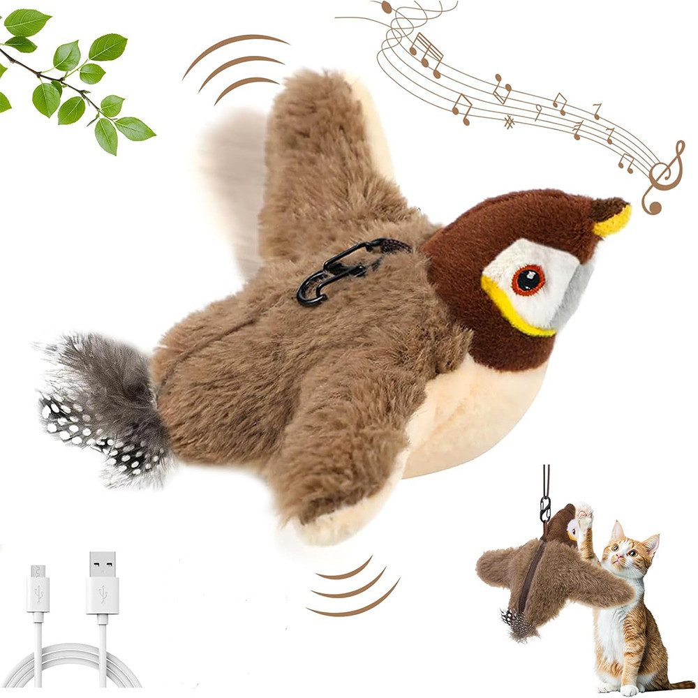 BlingBin Tier-Intelligenzspielzeug Interaktives Katzenspielzeug Vogel mit günstig online kaufen