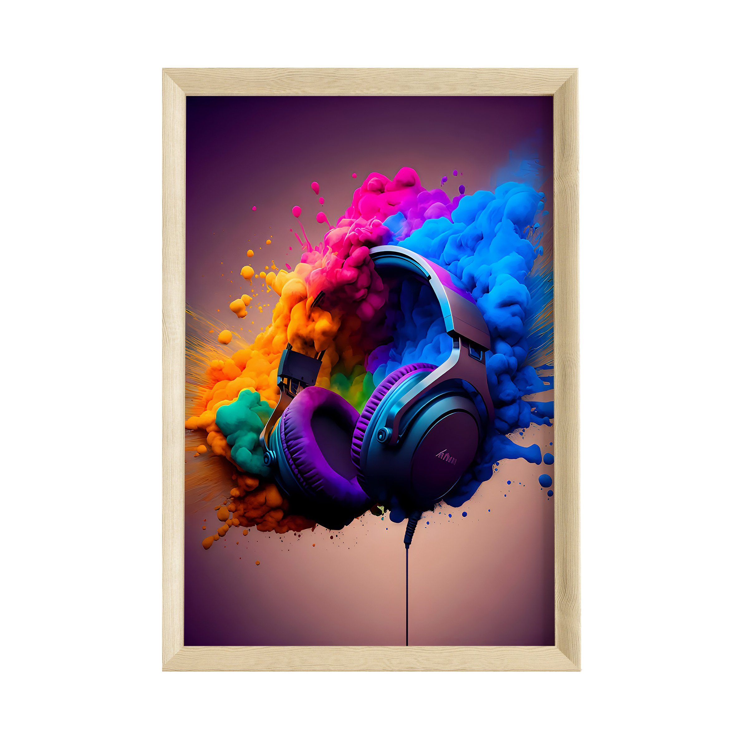 JUSTGOODMOOD Poster Premium ® Gamer Kopfhörer günstig online kaufen