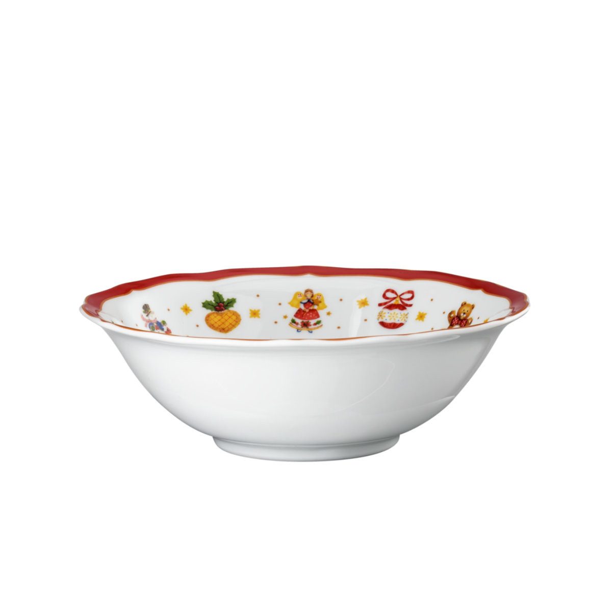 Hutschenreuther Schale Happy Wintertime Weihnachtsgeschirr, Porzellan, 17 cm