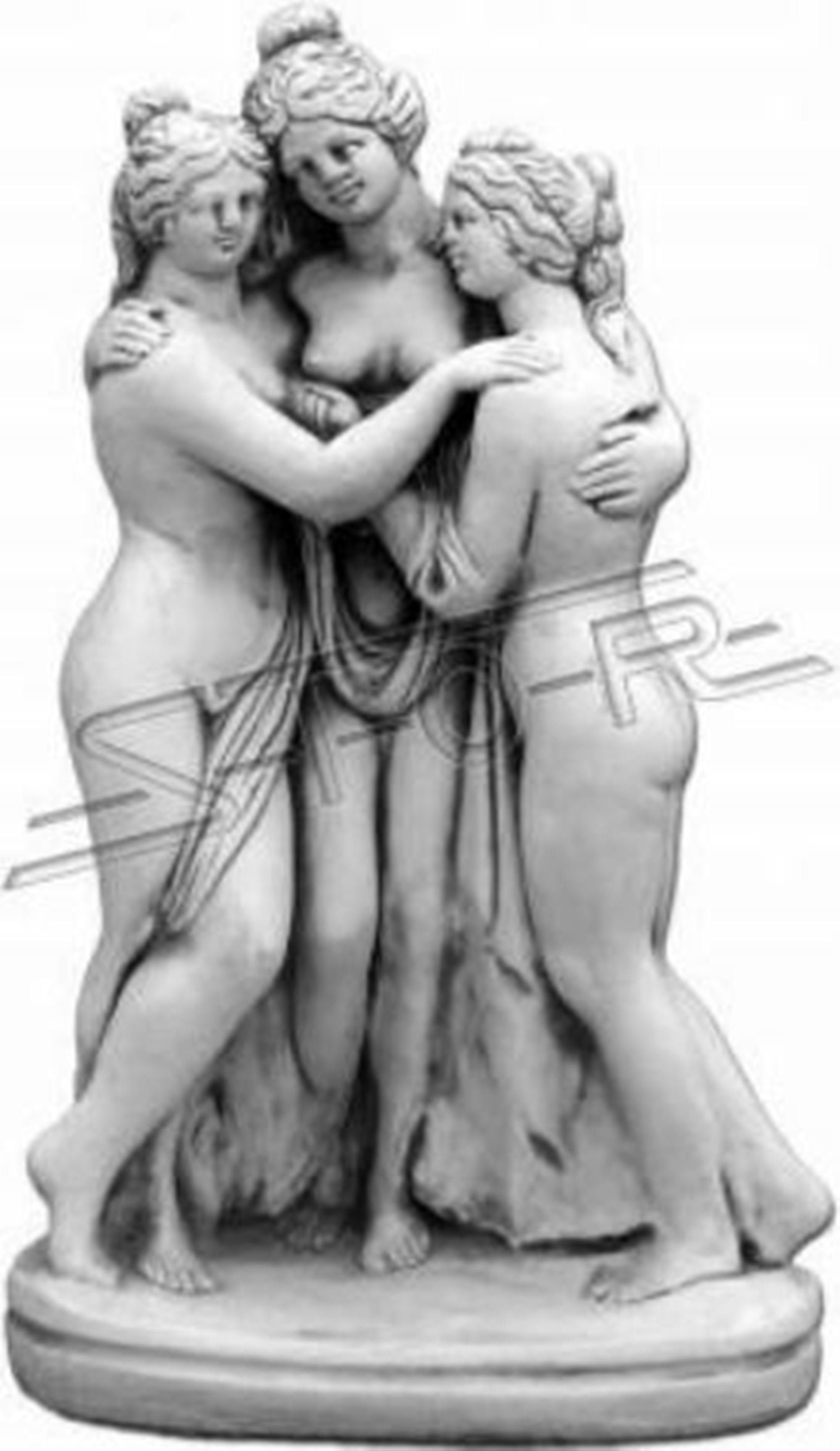 JVmoebel Figur Skulptur Frau Statuen Skulptur 43cm Statue Garten Design Figuren