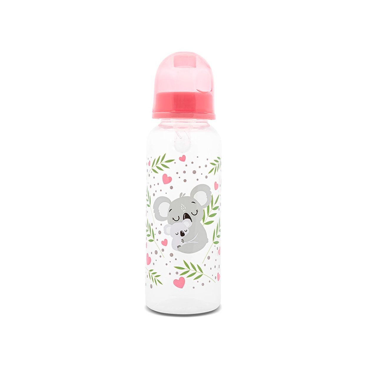 Baby Care Babyflasche Babyflasche Simple 250ml Tiere, Sauger Größe 0+, Deckel, ab Geburt