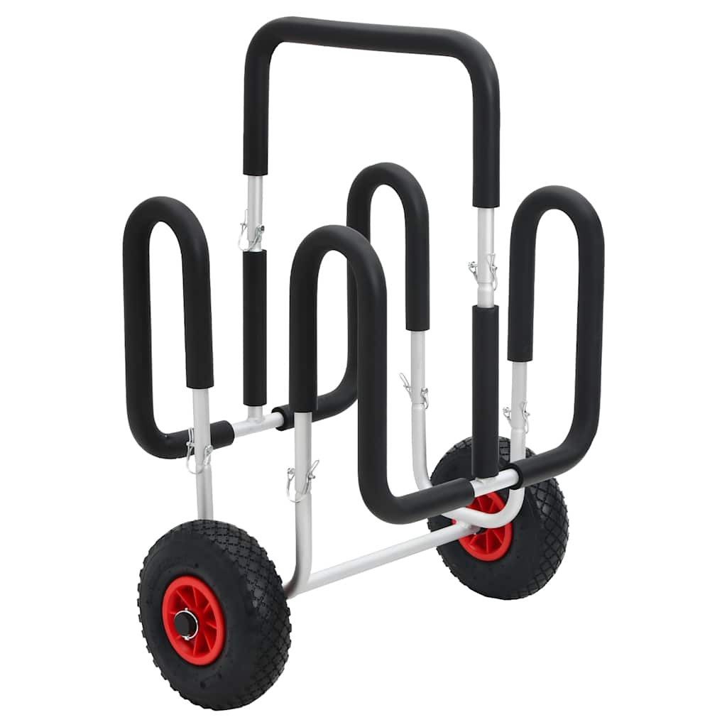 vidaXL SUP-Transportwagen SUP Trolley für 2 Surfbretter 90 kg Aluminium, (2-St)