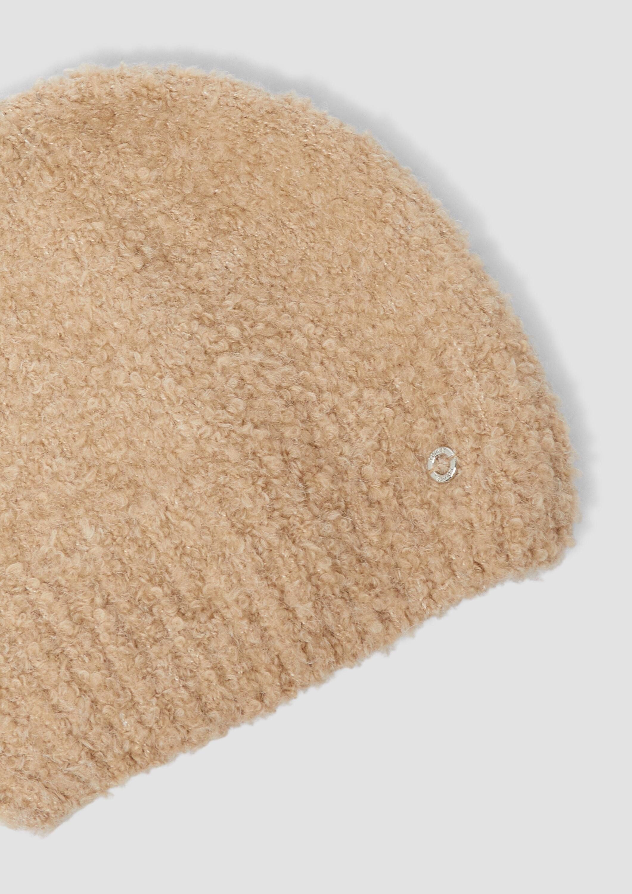 s.Oliver Strickmütze Mütze Beanie in Bouclé-Optik günstig online kaufen