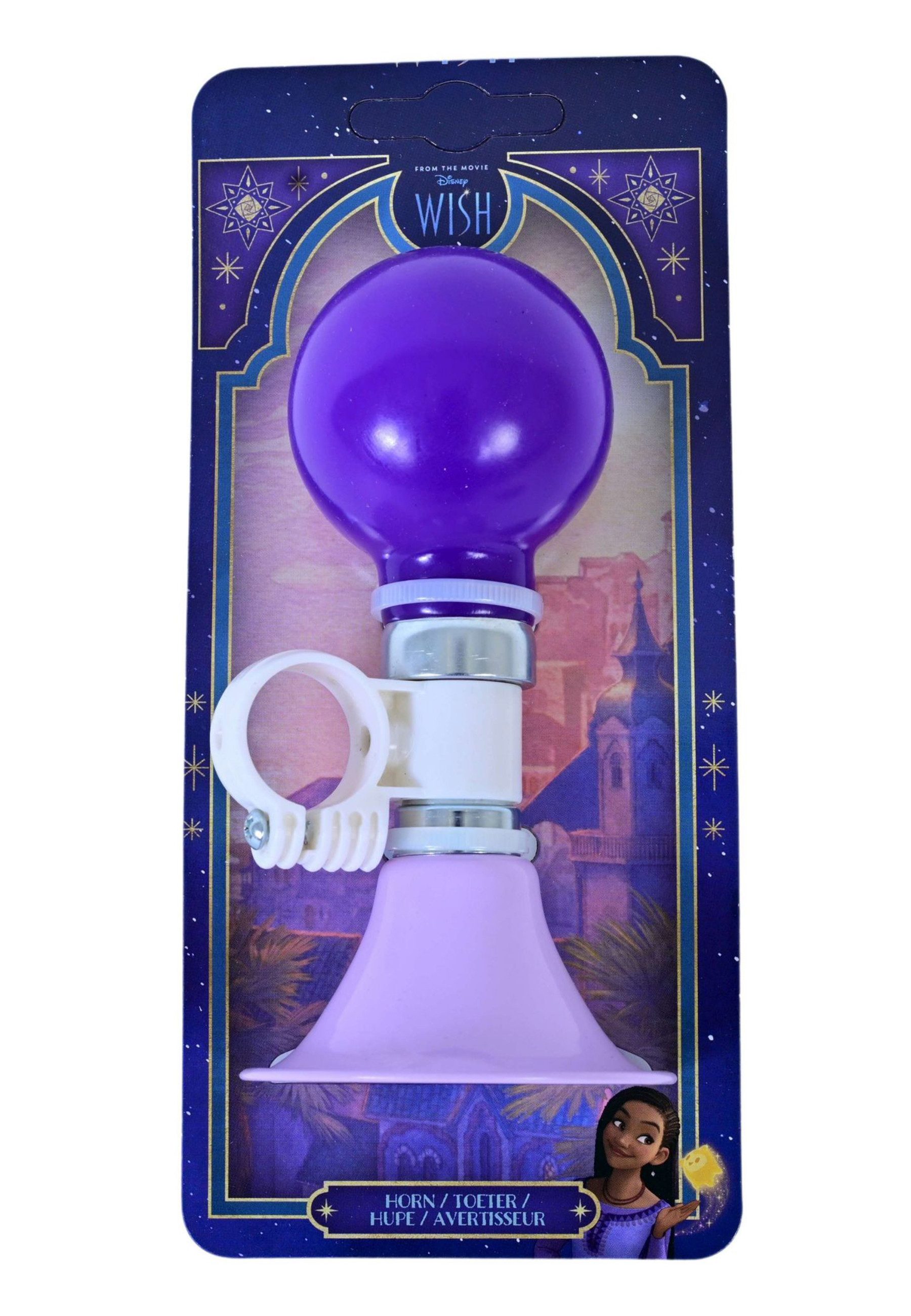 WISH Fahrradklingel Kinder Mädchen Fahrradhupe Horn Ballhupe Tröte Hupe