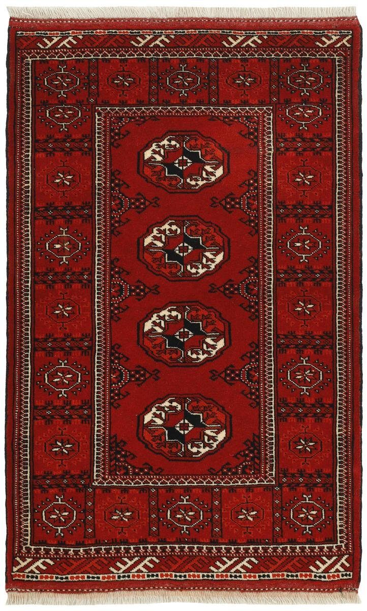 Orientteppich Turkaman 82x129 Handgeknüpfter Orientteppich / Perserteppich, Nain Trading, rechteckig, Höhe: 6 mm