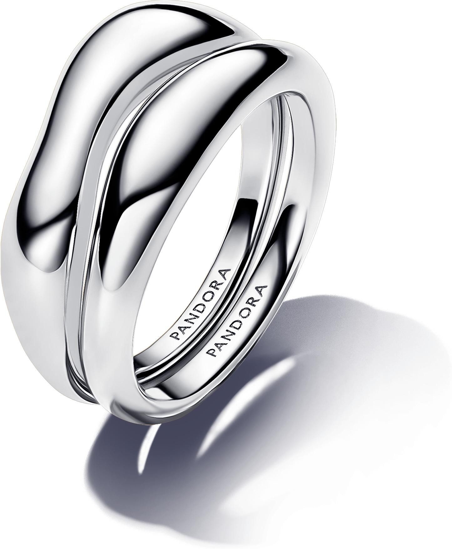 Pandora Fingerring Pandora Organisch Geformte Stacking-Ringe günstig online kaufen