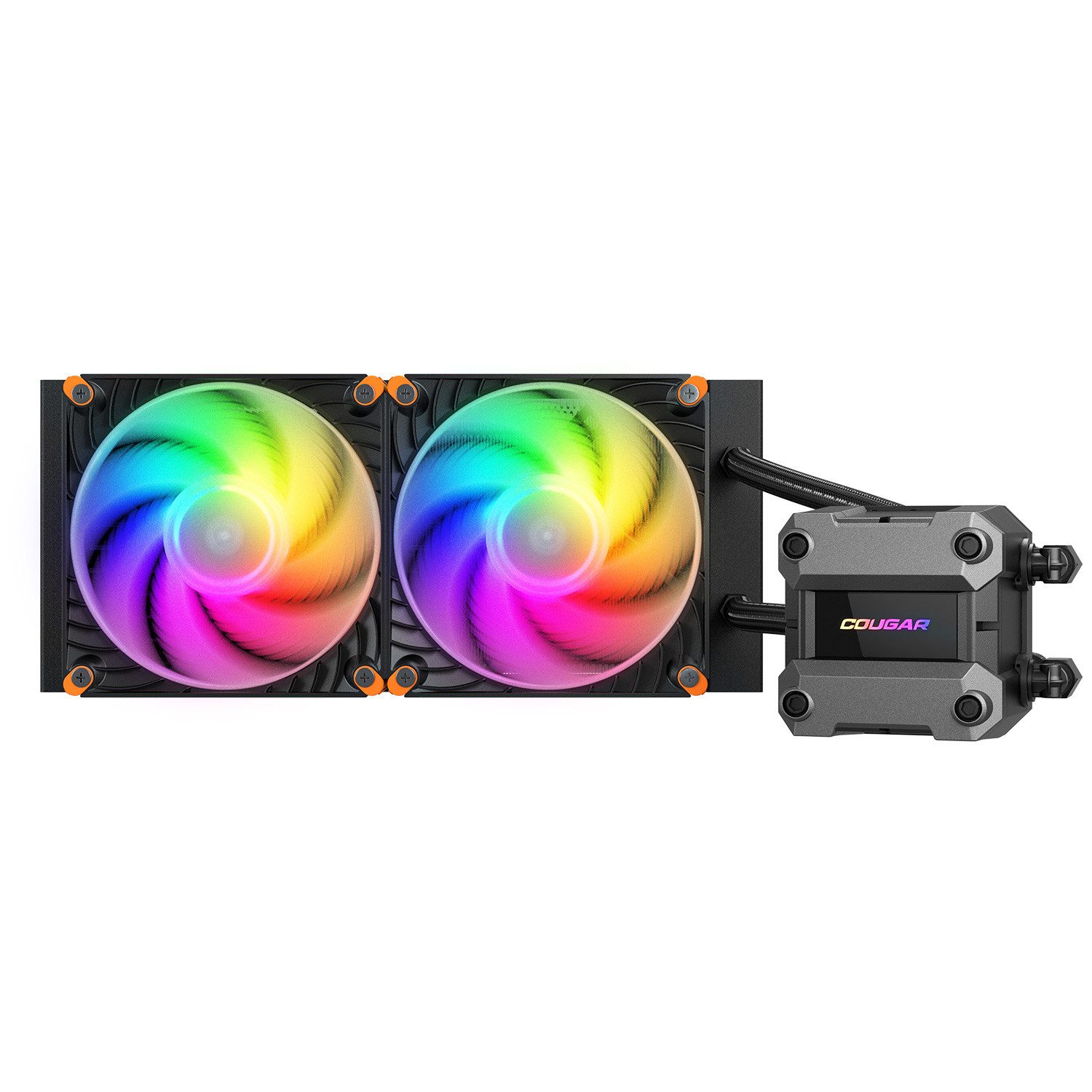 Cougar CPU Kühler CPU Wasserkühlung Poseidon Ultra 240 ARGB Schwarz - AMD Sockel AM5 (Ry